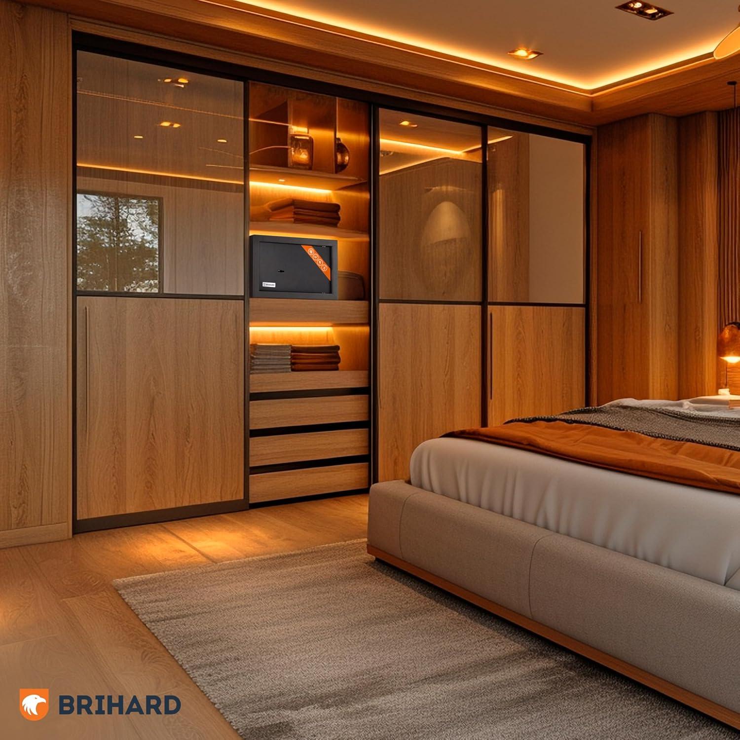 Caja Fuerte de Llave Brihard 20x31x20cm Alta Seguridad