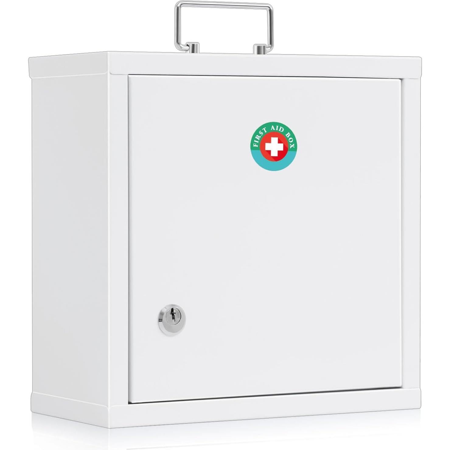 Gabinete Médico con Cerradura KYODOLED 25.4x11.9x25.4 cm Blanco