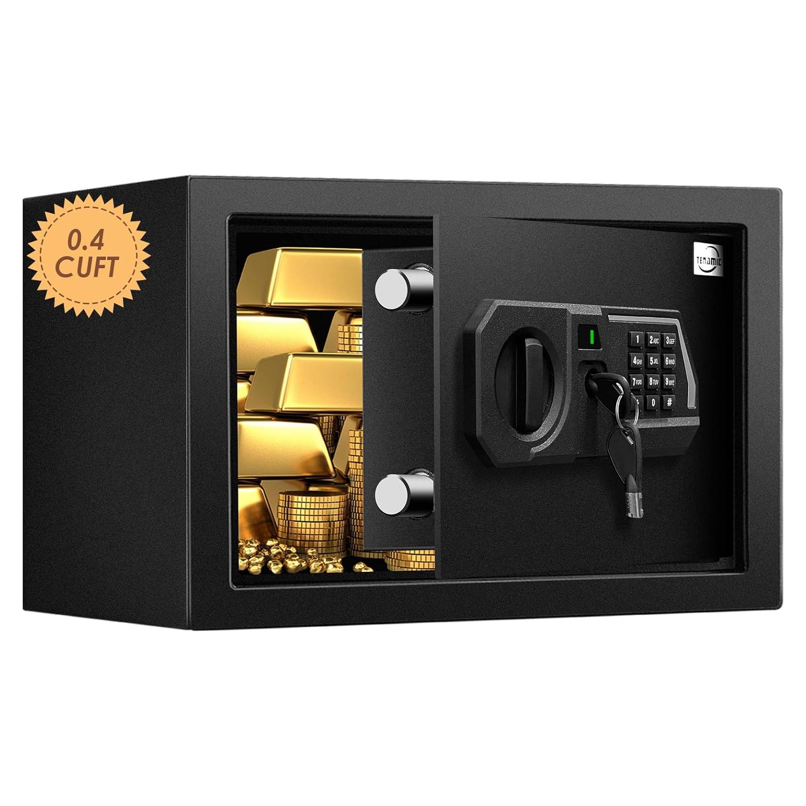 Caja Fuerte Digital Tenamic 0.4 Pies Cúbicos con Alarma