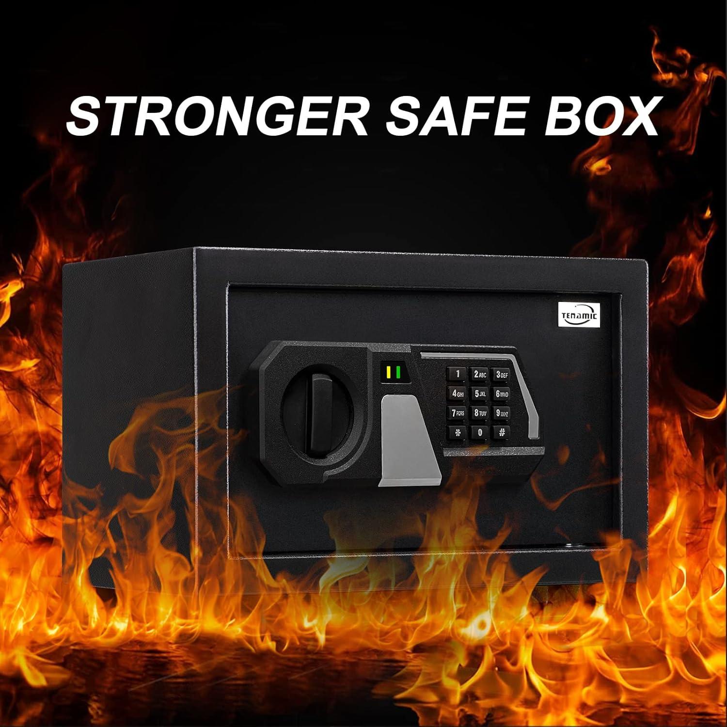 Caja Fuerte Digital Tenamic 0.4 Pies Cúbicos con Alarma