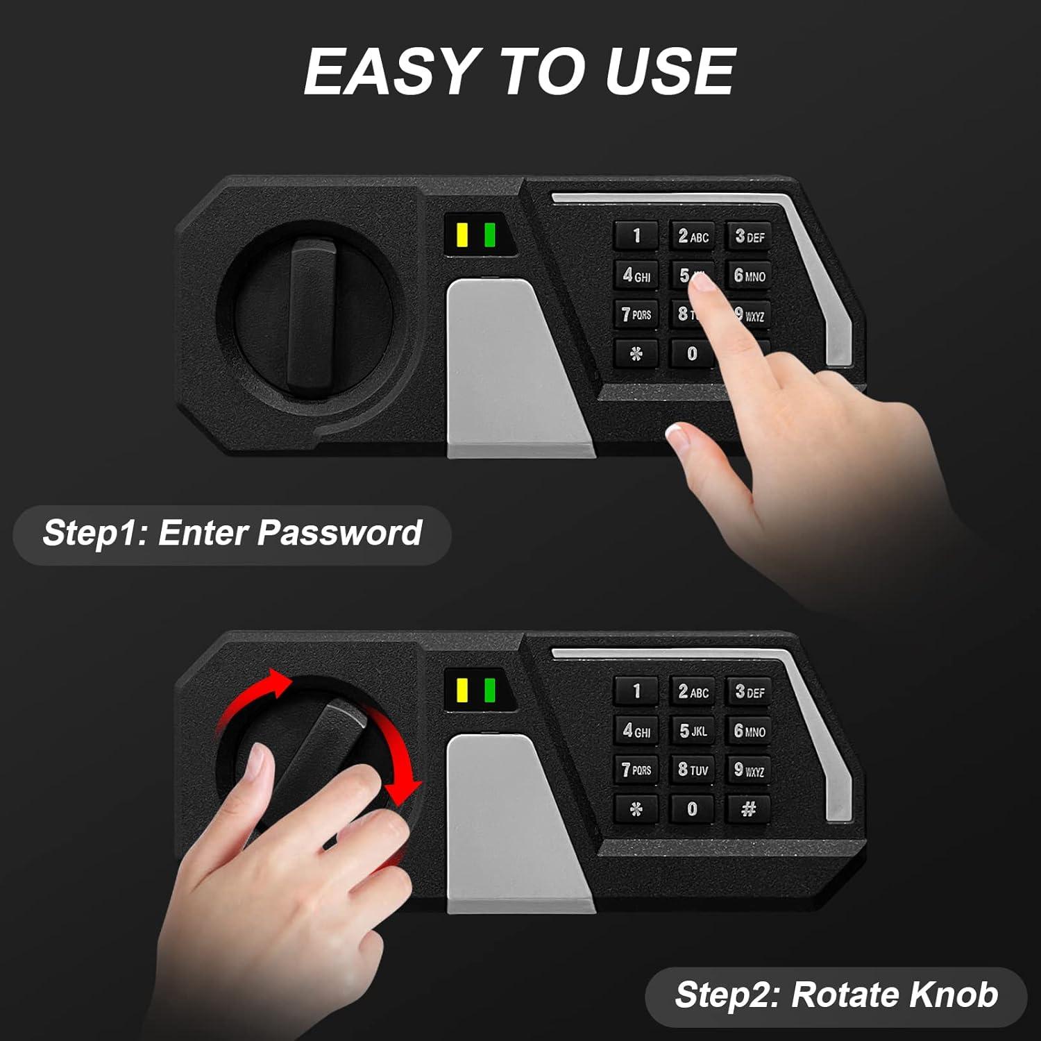 Caja Fuerte Digital Tenamic 0.4 Pies Cúbicos con Alarma