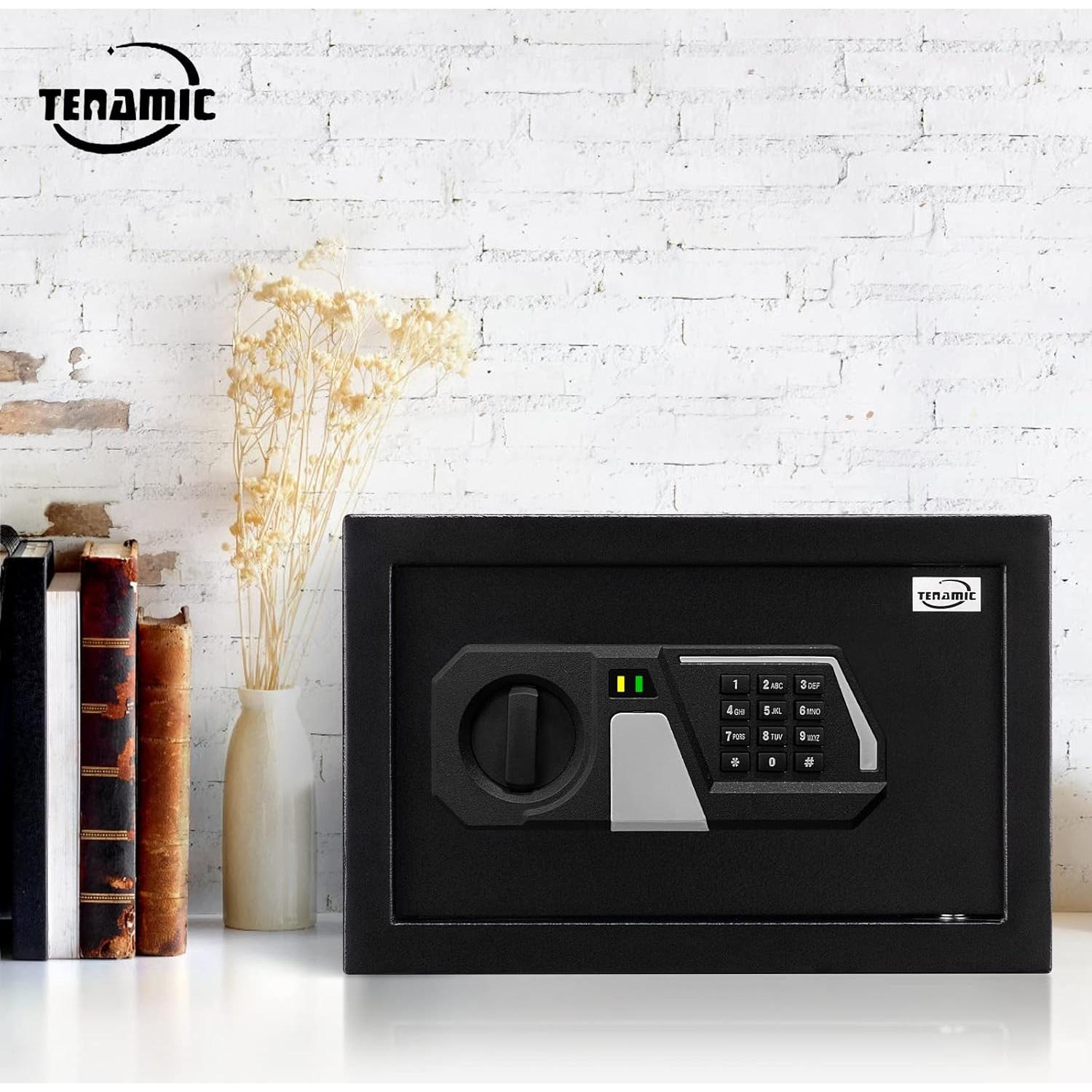 Caja Fuerte Digital Tenamic 0.4 Pies Cúbicos con Alarma