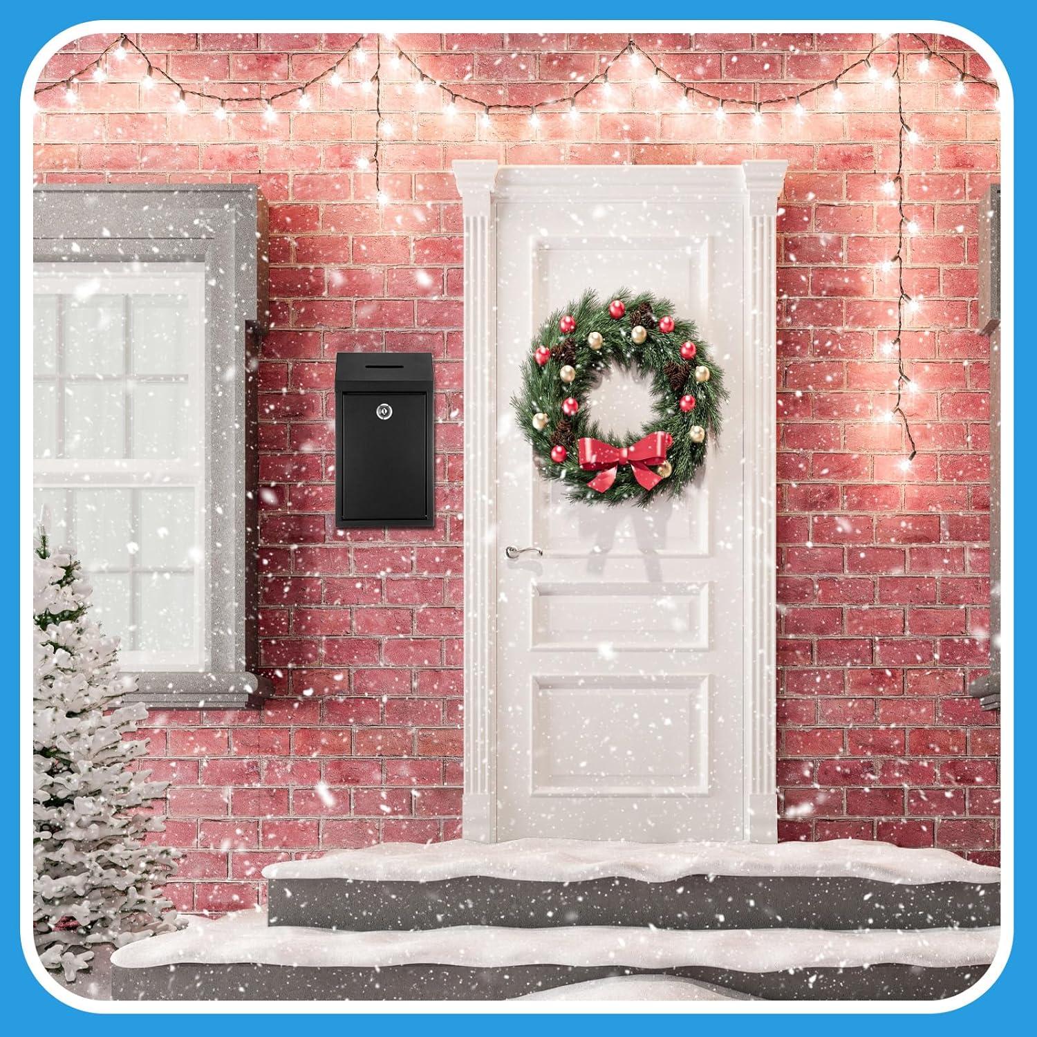 Caja de Donación de Metal Yaocom con Cerradura 26x14.5cm