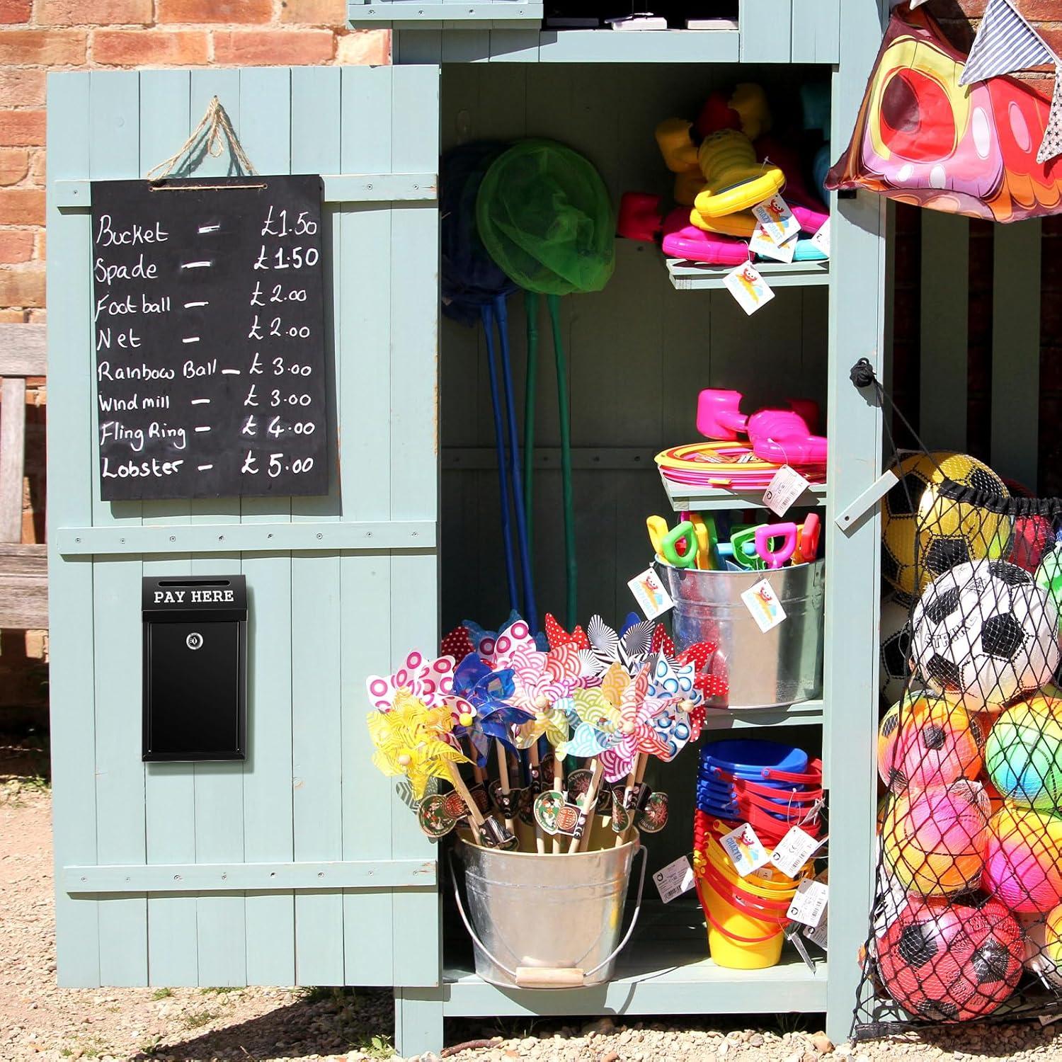 Caja de Dinero Segura Metal Yaocom 25.9x14.5x7.1cm con Cerradura