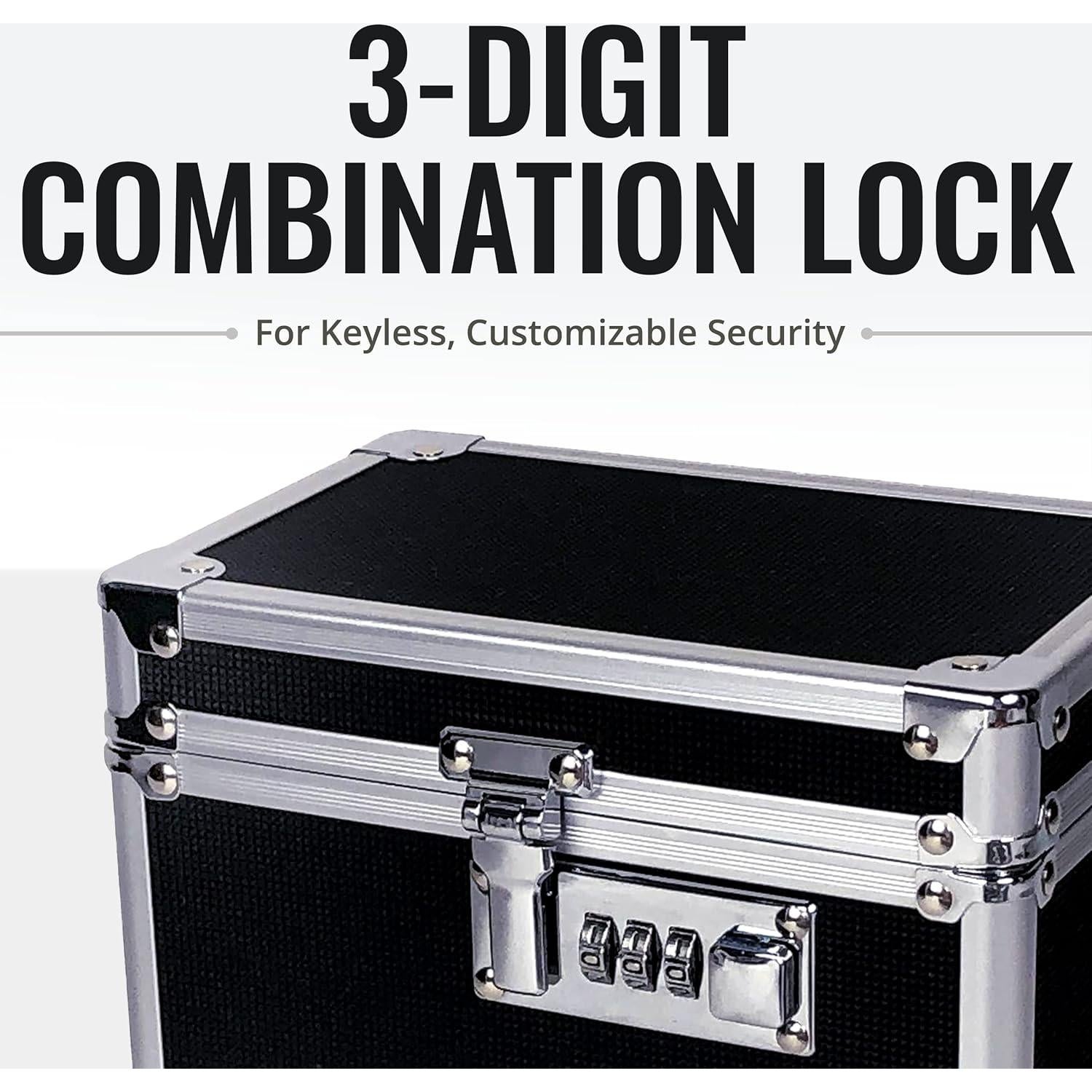 Caja de Seguridad para Medicamentos Vaultz - 12.7x17.8x12.7cm - Cerradura Combinación