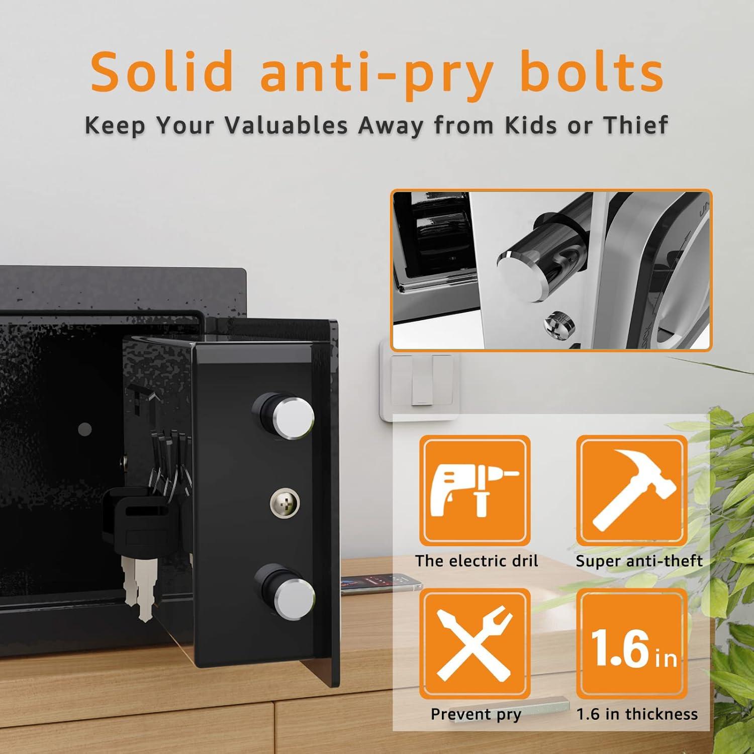 Caja Fuerte Digital Compacta Goldenkey 0.0085 m³ con Llave