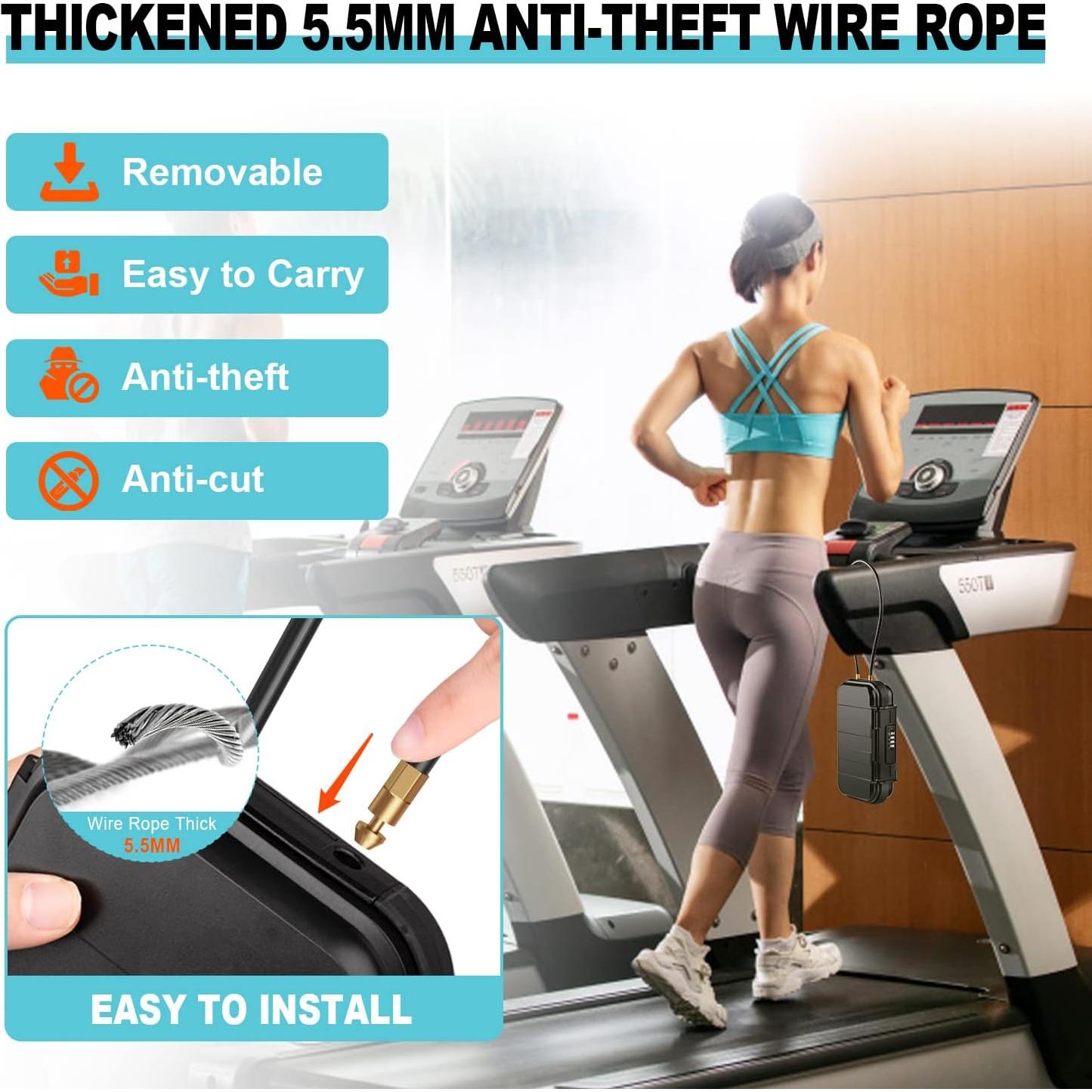 Caja Fuerte Portátil HUANLANG Negra con Cerradura de Combinación