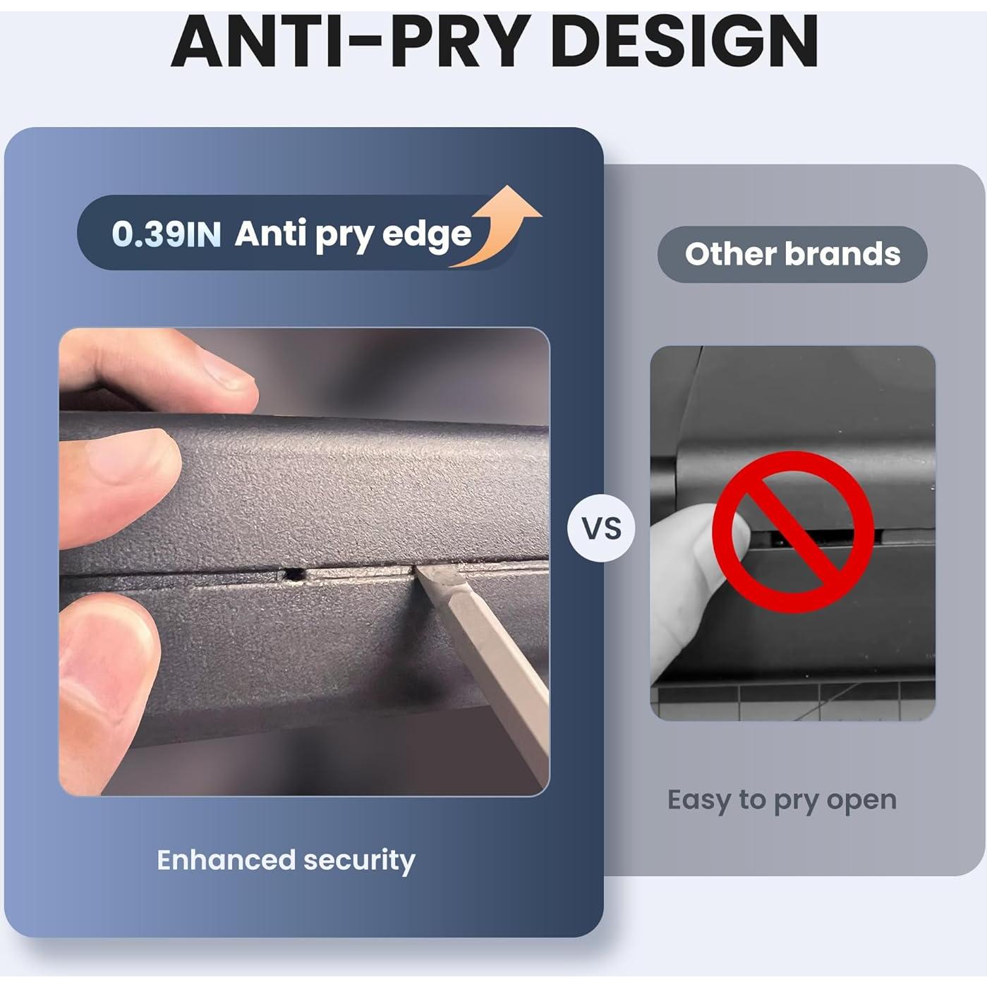 Caja Fuerte Portátil Grimtron VT1136 Electrónica para Pistolas