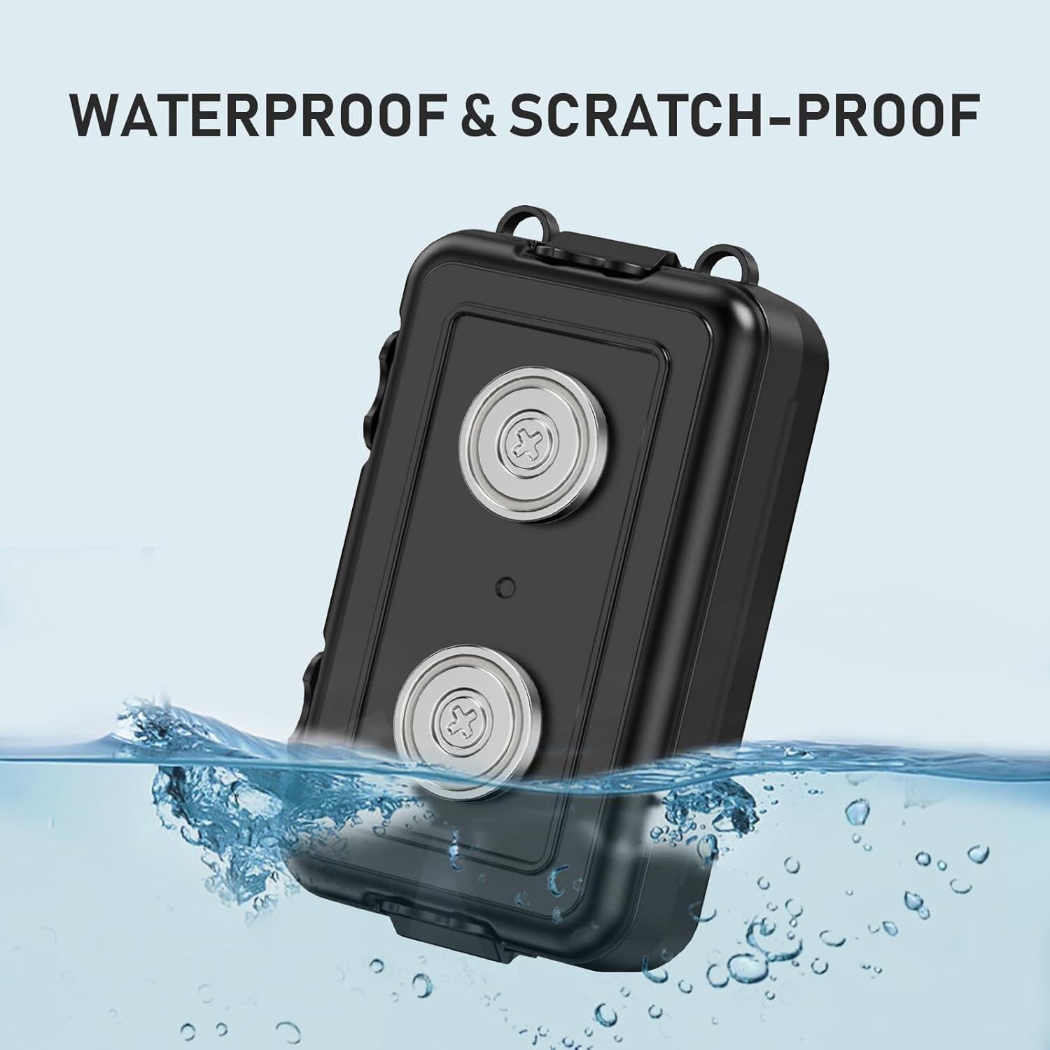 Caja de Llave Magnética TOSICAM Impermeable 2 Unidades Negro