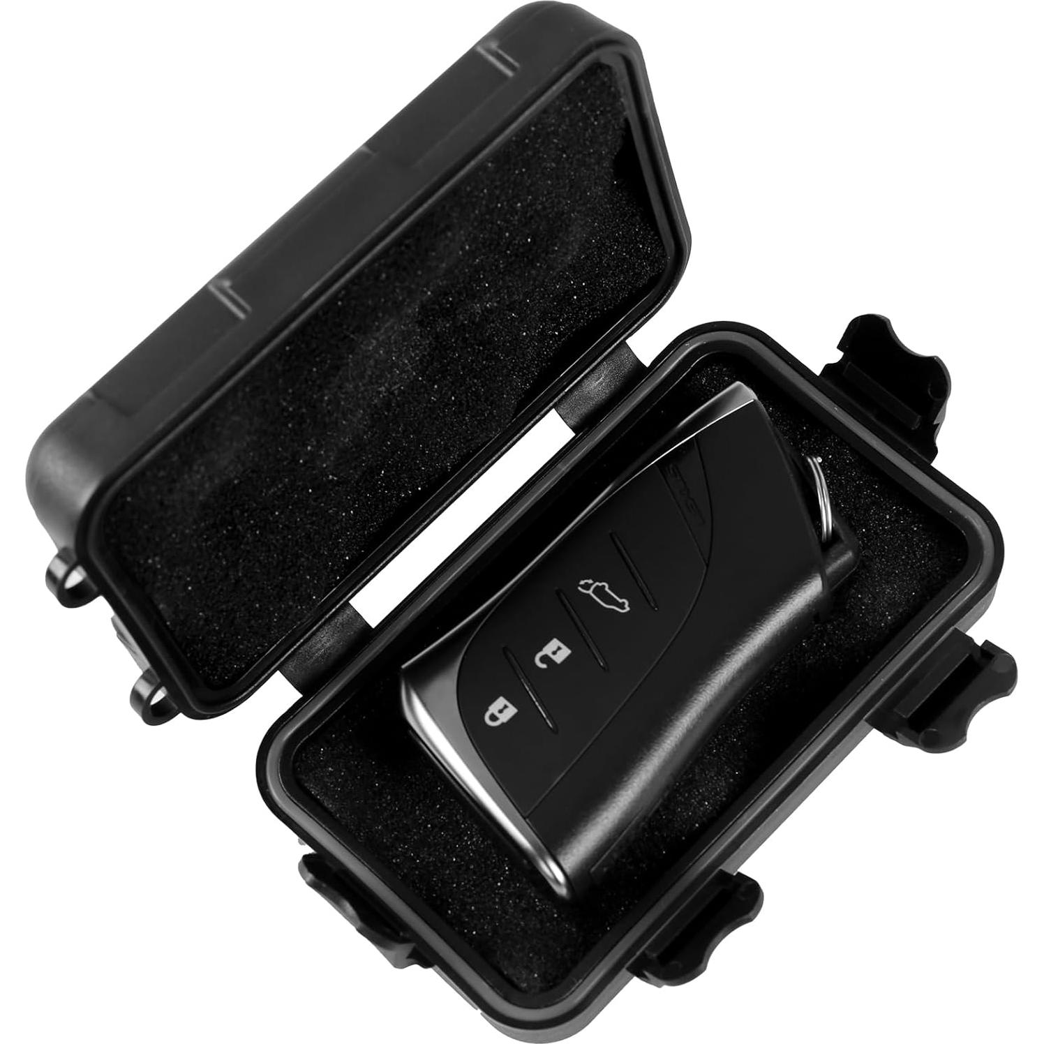 Caja de Llave Magnética TOSICAM Impermeable 2 Unidades Negro