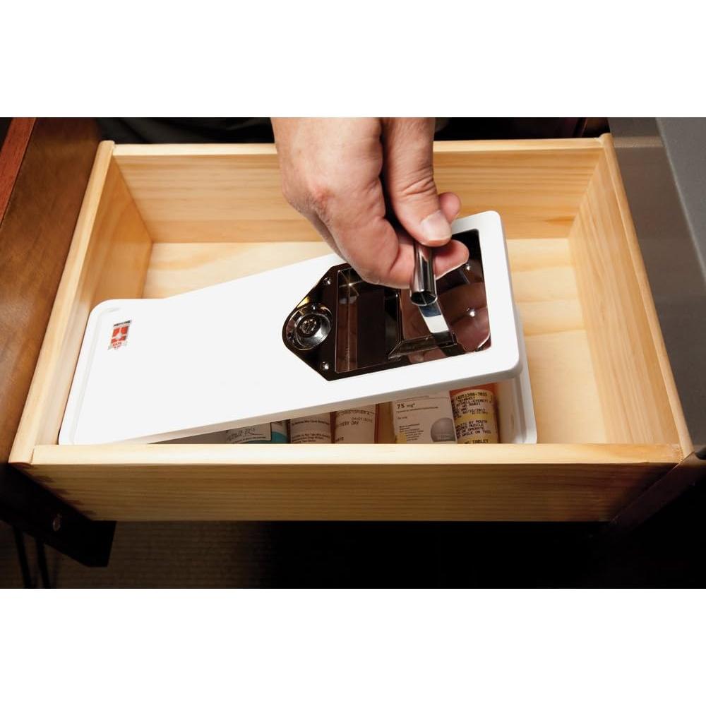 Caja Fuerte para Medicamentos Medicine RX Safe - Blanca