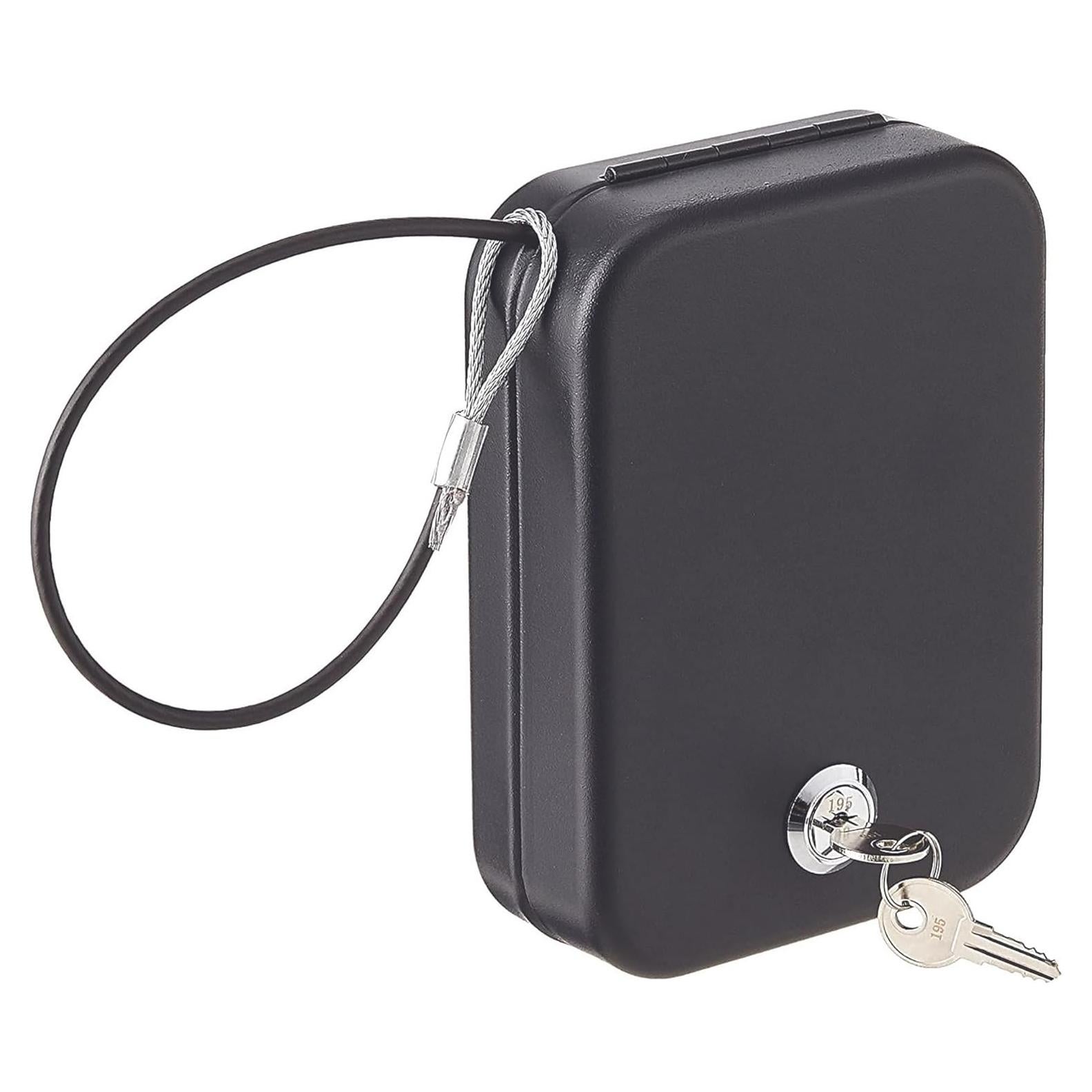 Caja Fuerte Personal Helix de Acero con Cerradura y Cable