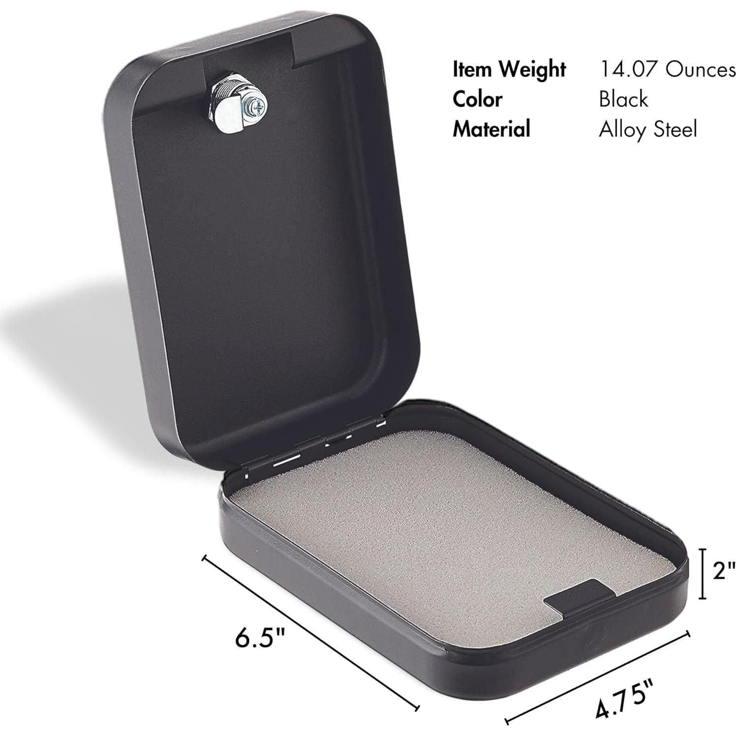 Caja Fuerte Personal Helix de Acero con Cerradura y Cable