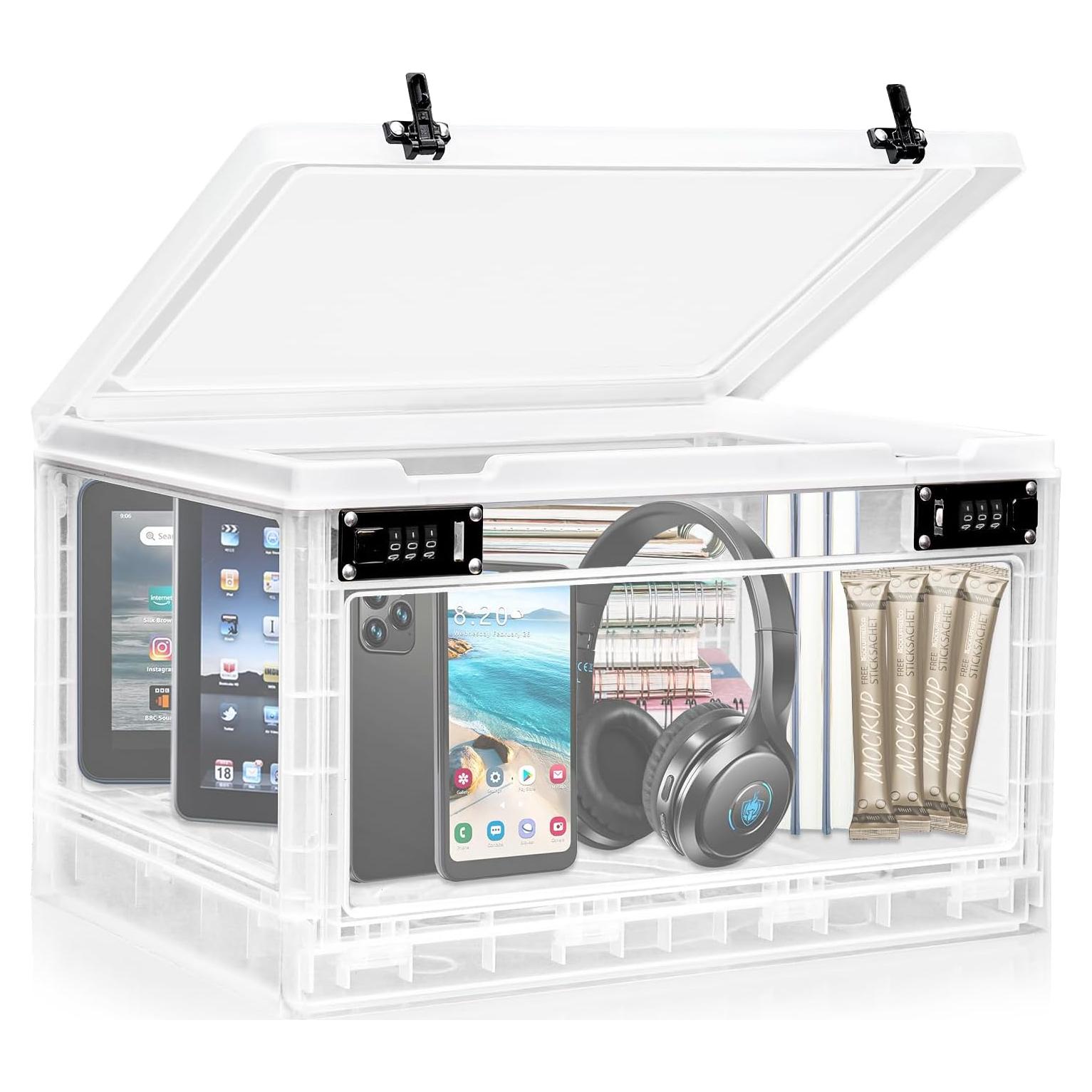 Caja de Seguridad Grande Lalifebuss 24L con Cerradura Código