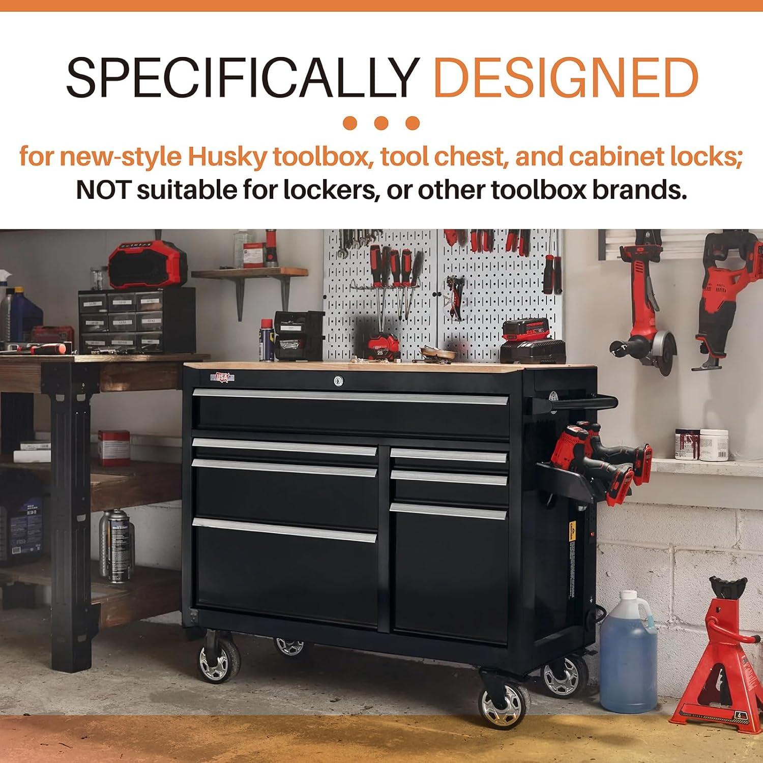 Llaves de Reemplazo B02 Xinxinlin - Paquete de 4 para Cerraduras de Caja de Herramientas