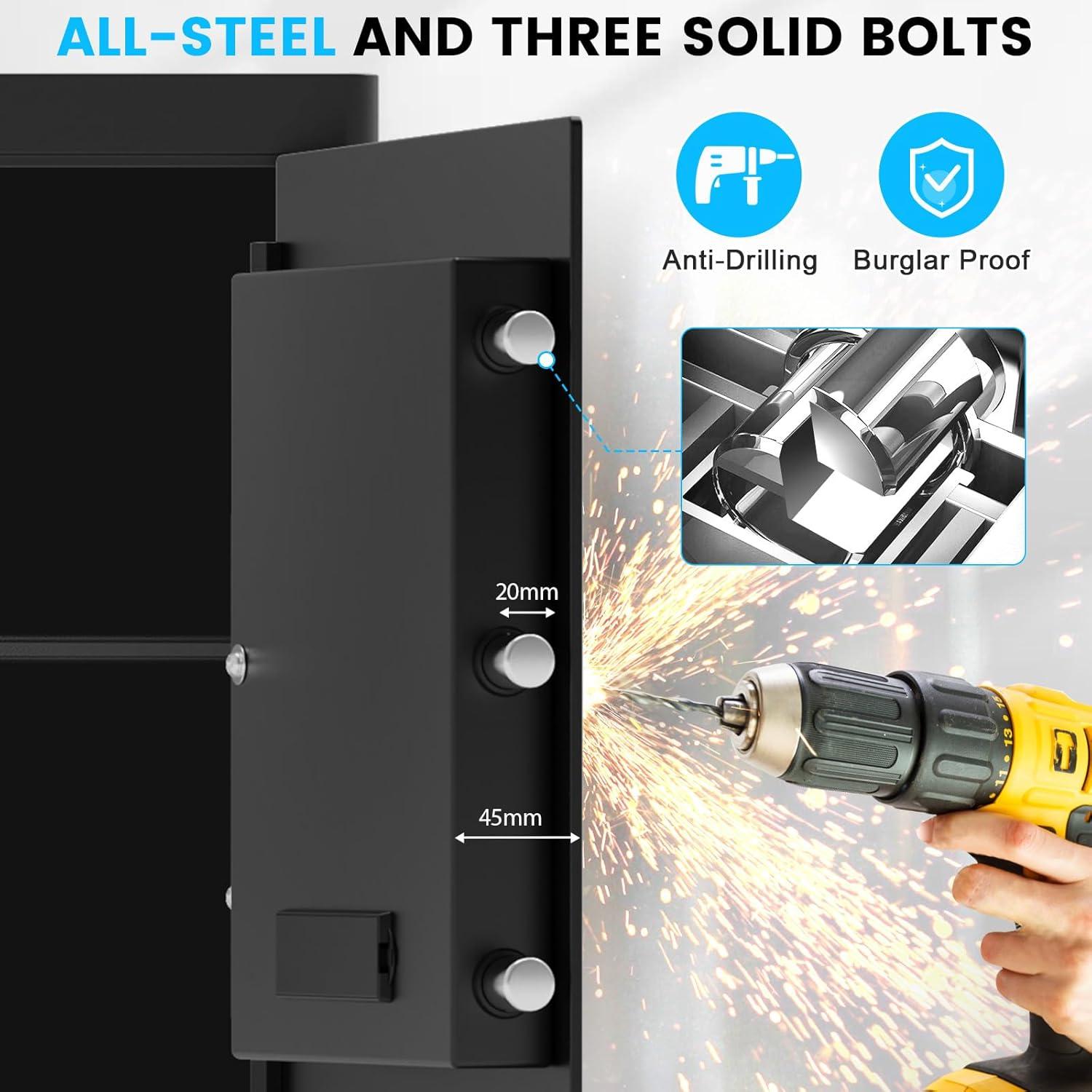 Caja Fuerte Digital RXUJYC 3.0 Pies Cúbicos a Prueba de Fuego