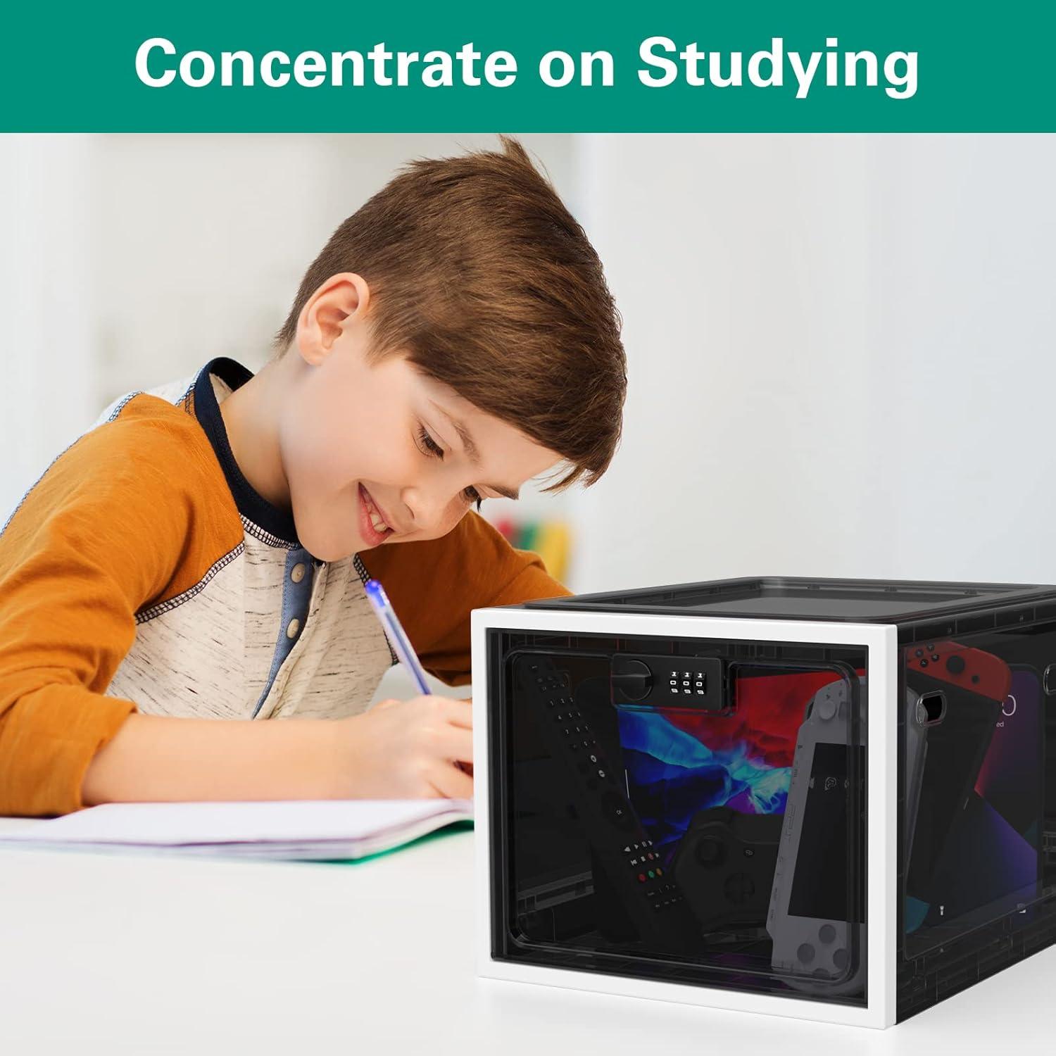 Caja de Medicamentos iBune 13.8L Negra con Cerradura