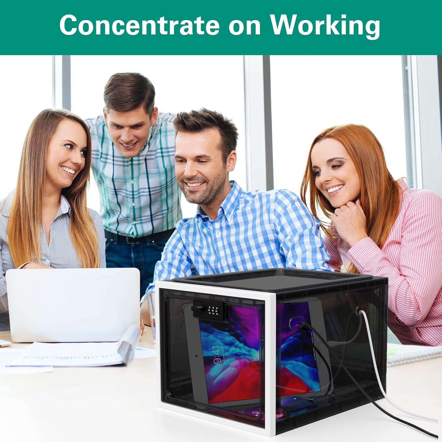 Caja de Medicamentos iBune 13.8L Negra con Cerradura