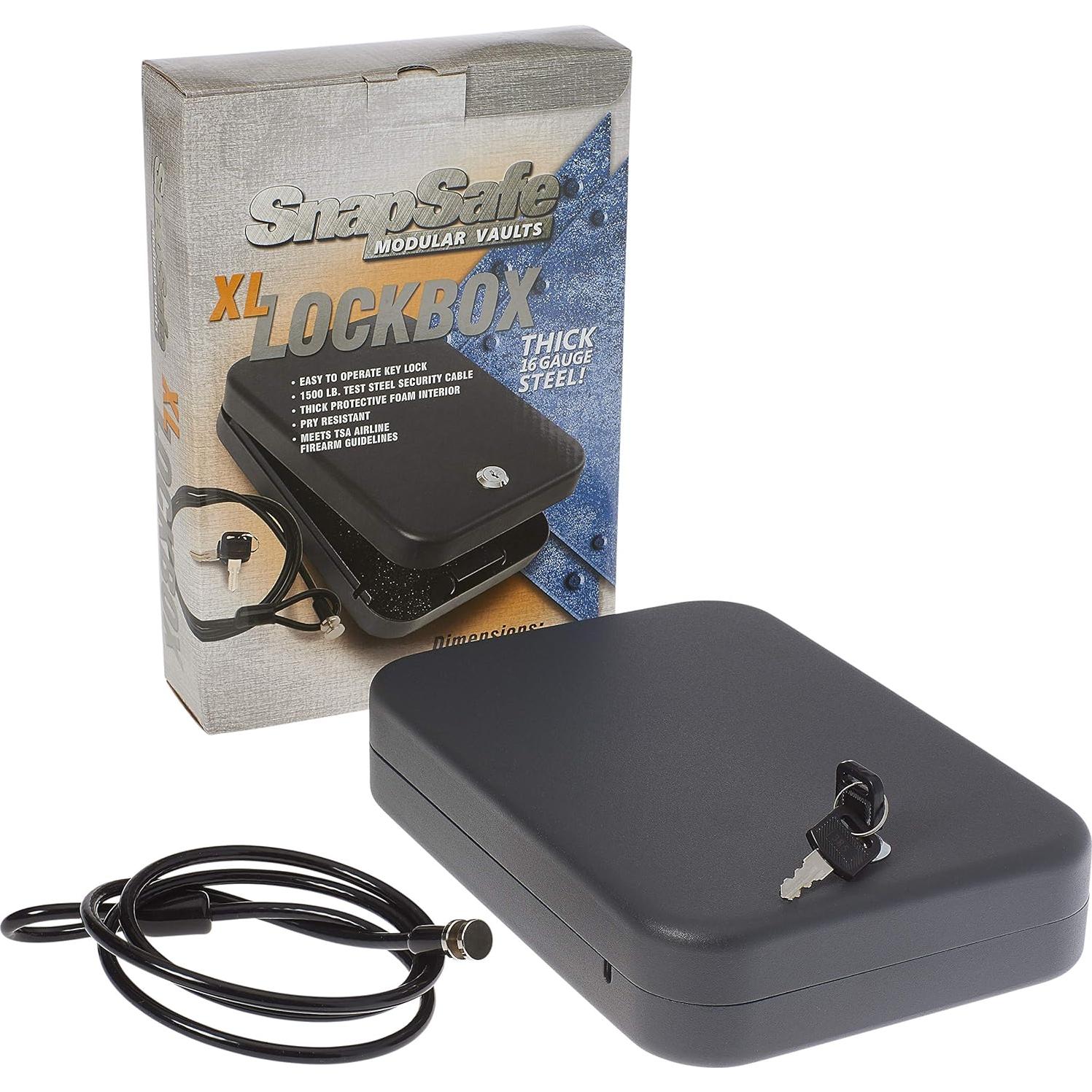 Caja de Seguridad Portátil SnapSafe XXL para Armas y Valiosos