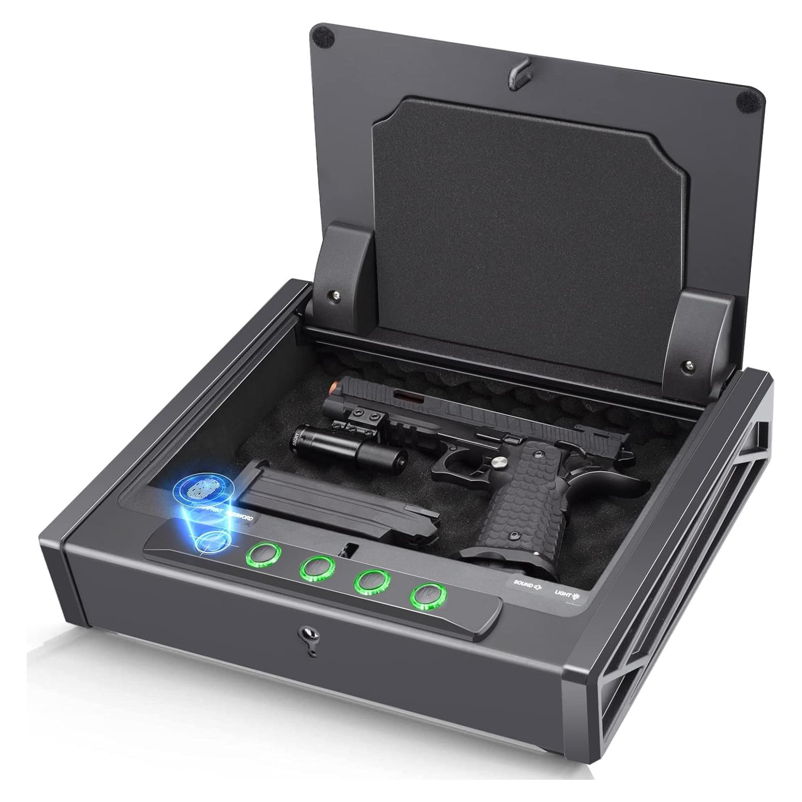 Caja Fuerte Biométrica SOULYI para 3 Pistolas con Teclado Digital