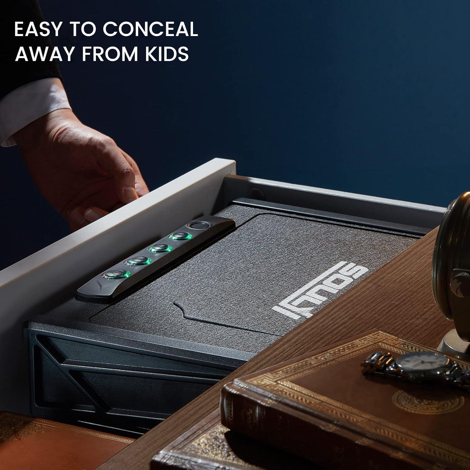 Caja Fuerte Biométrica SOULYI para 3 Pistolas con Teclado Digital