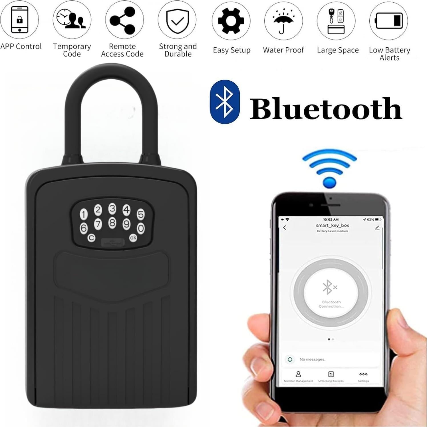 Caja de Cerradura Digital Inteligente Loccess SMKB2-BT Bluetooth
