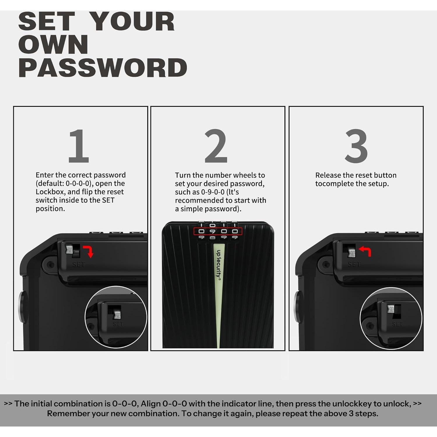 Caja de Seguridad para Llaves UP Security BP01 - Código Mecánico