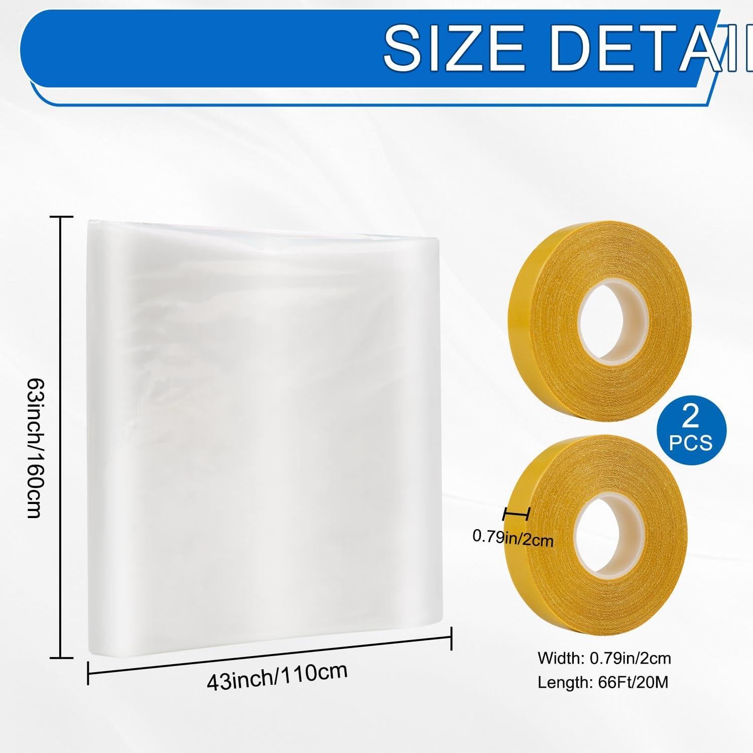 Kit Aislamiento Térmico Ventanas PackYard 5 Paquetes 106.68x533.4cm