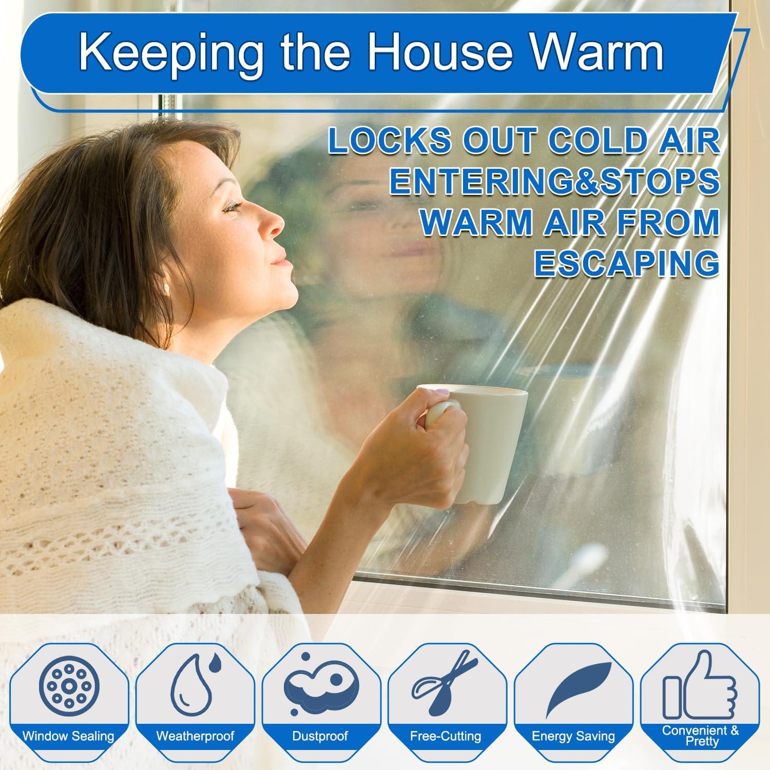 Kit Aislamiento Térmico Ventanas PackYard 5 Paquetes 106.68x533.4cm