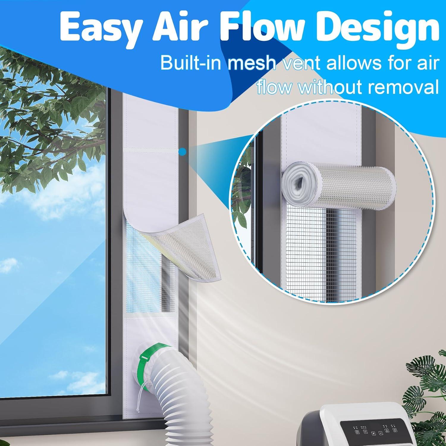 Kit de Ventana para Aire Acondicionado Portátil Air Jade 40-64"