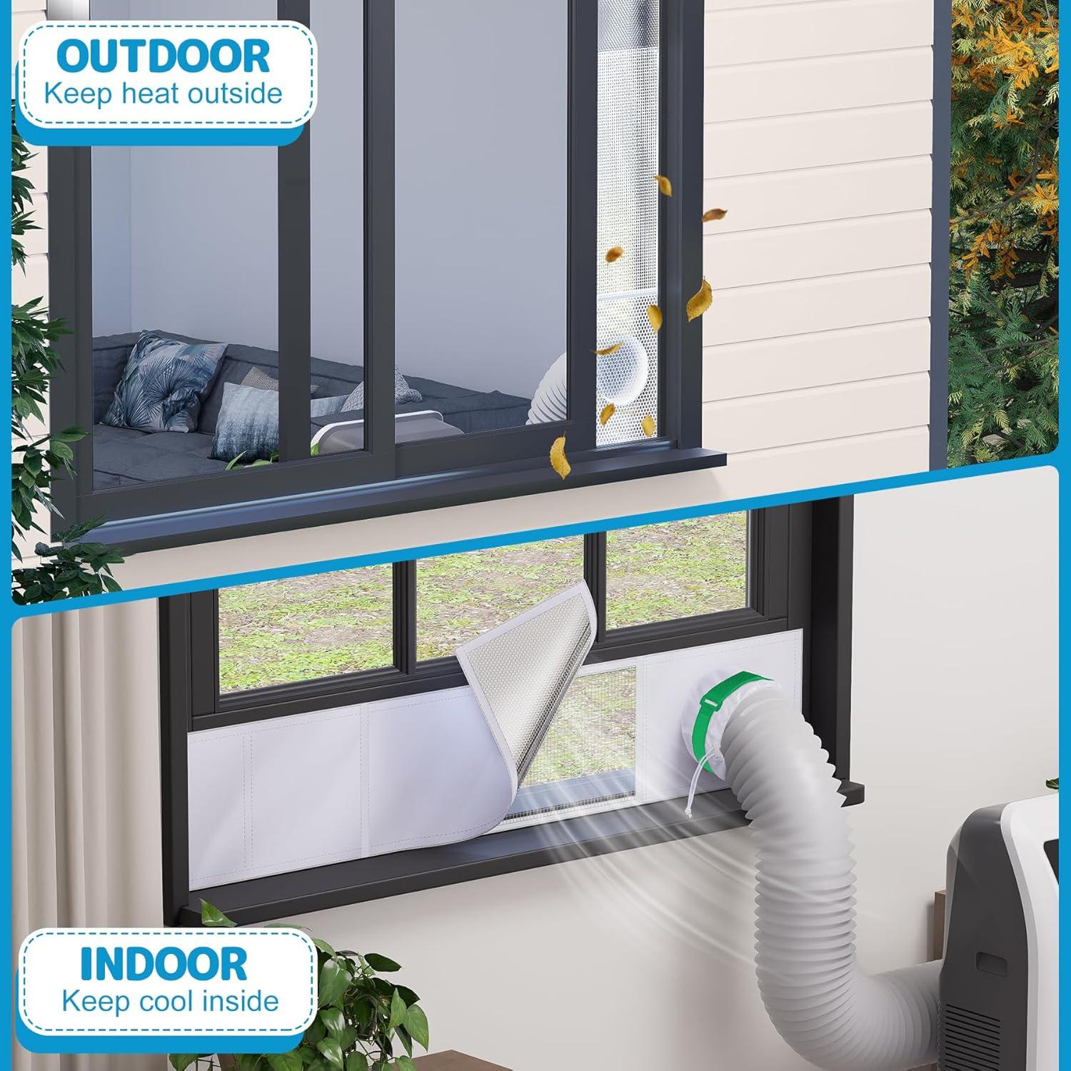 Kit de Ventana para Aire Acondicionado Portátil Air Jade 40-64"