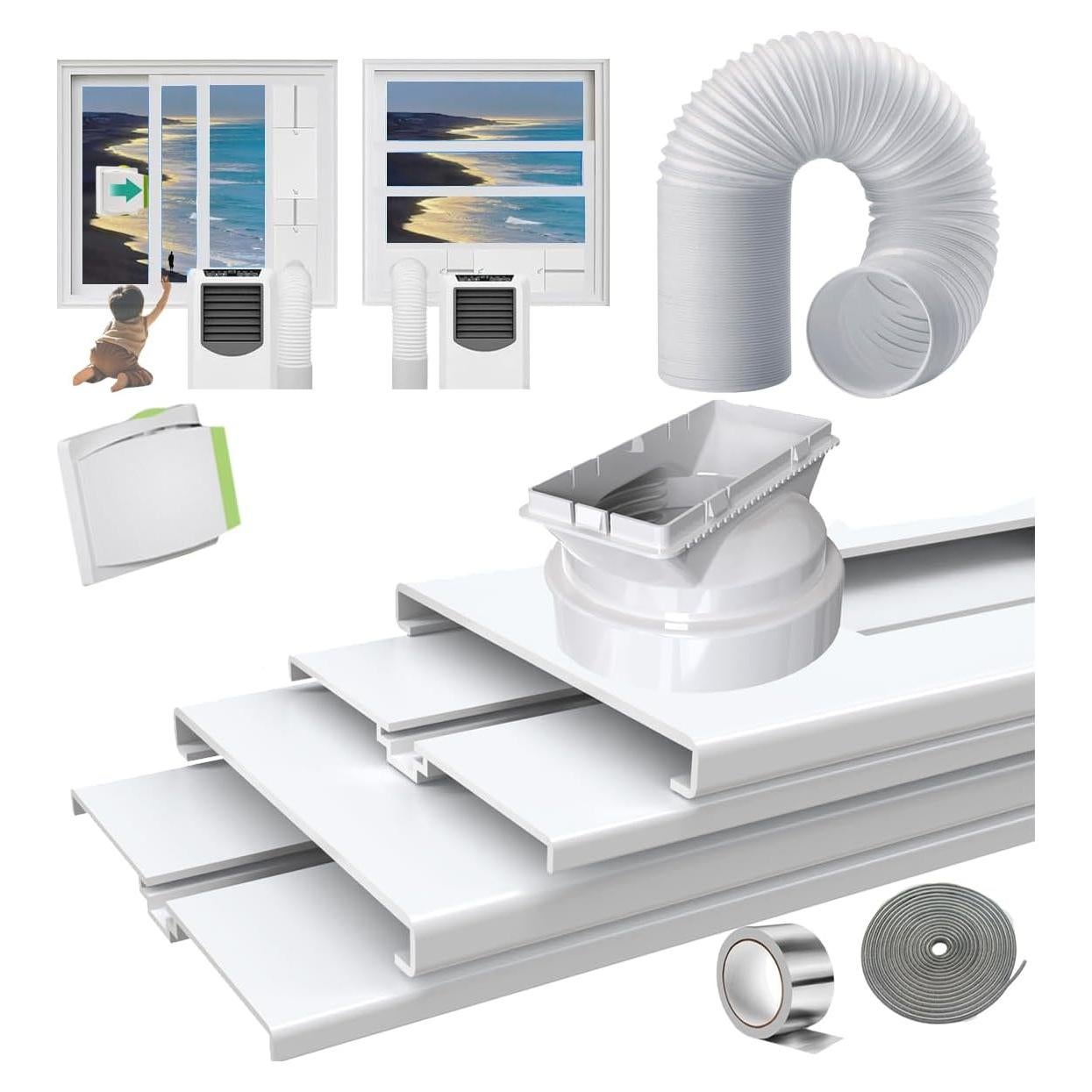Kit de Ventilación para Aire Acondicionado Portátil Gulrear 66-157cm