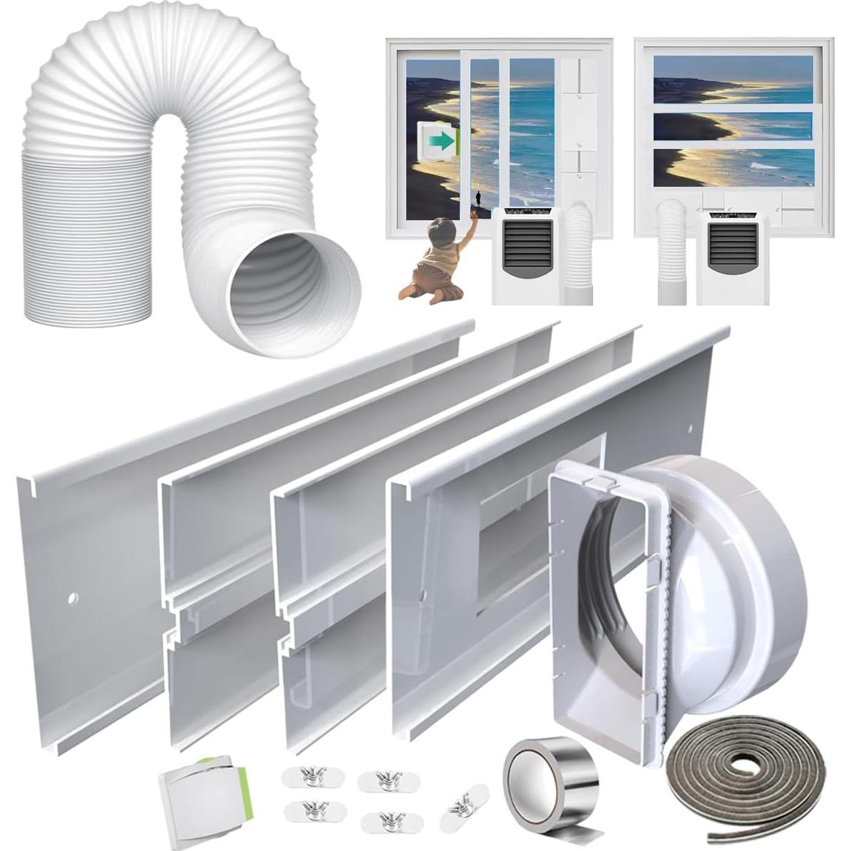 Kit de Ventilación para Aire Acondicionado Portátil Gulrear 66-157cm