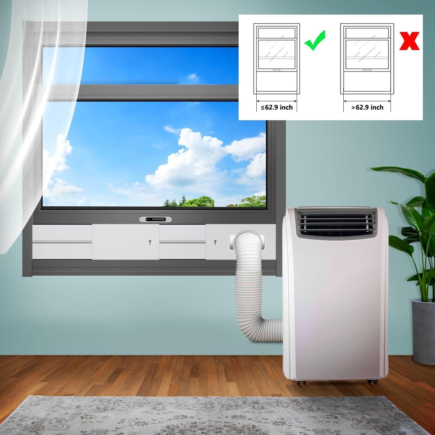 Kit de Ventilación para Aire Acondicionado Portátil Gulrear 66-157cm