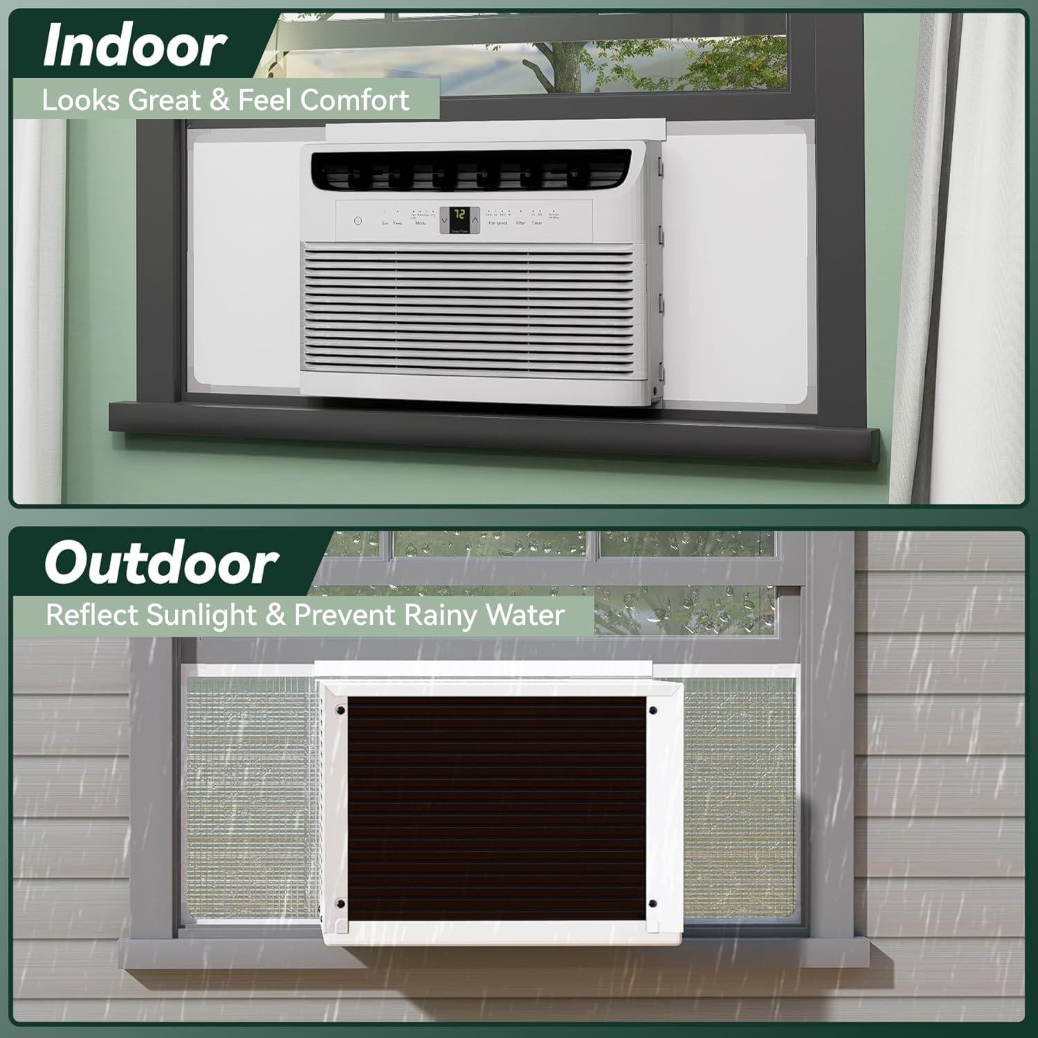 Paneles de Aislamiento Térmico Flehomo 43.2x22.9cm Impermeables