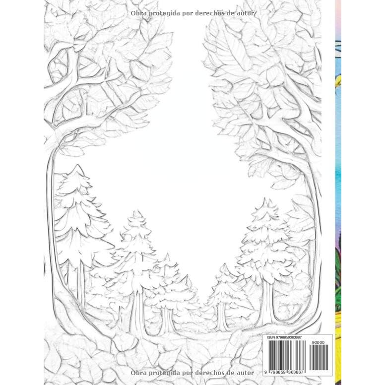 Arboles - libro de colorear para adultos de arboles (Spanish Edition)