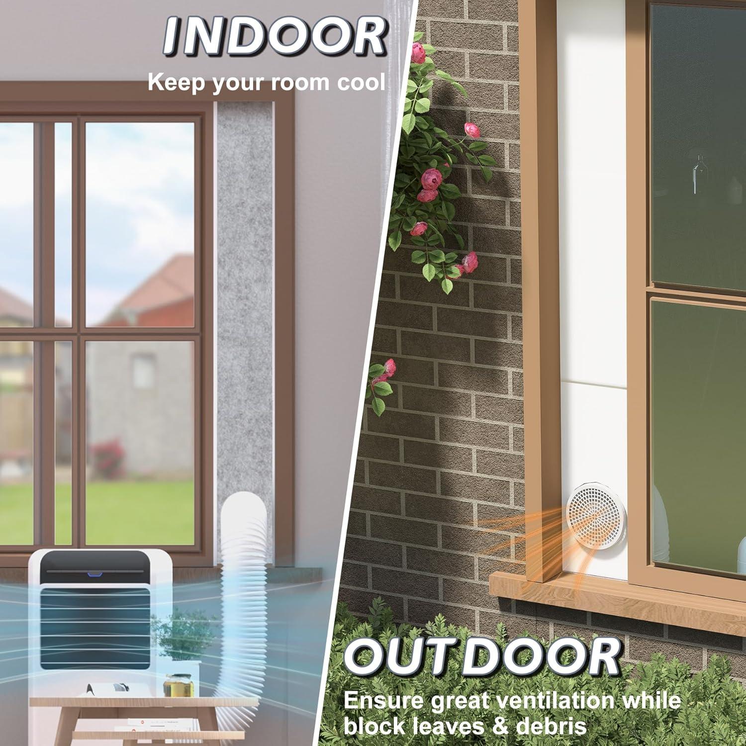 Kit de Sello de Ventana para Aire Acondicionado Flamorrow PACW-02