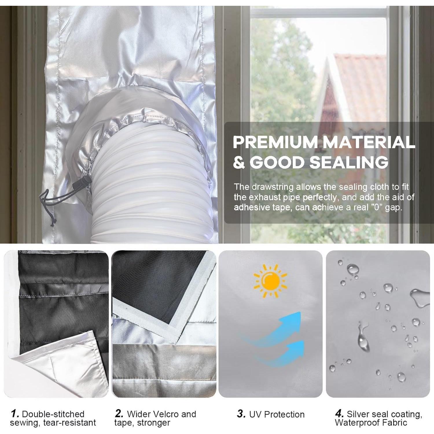 Kit de Ventilación de Ventana LIHONK para Aire Acondicionado - Tamaño L