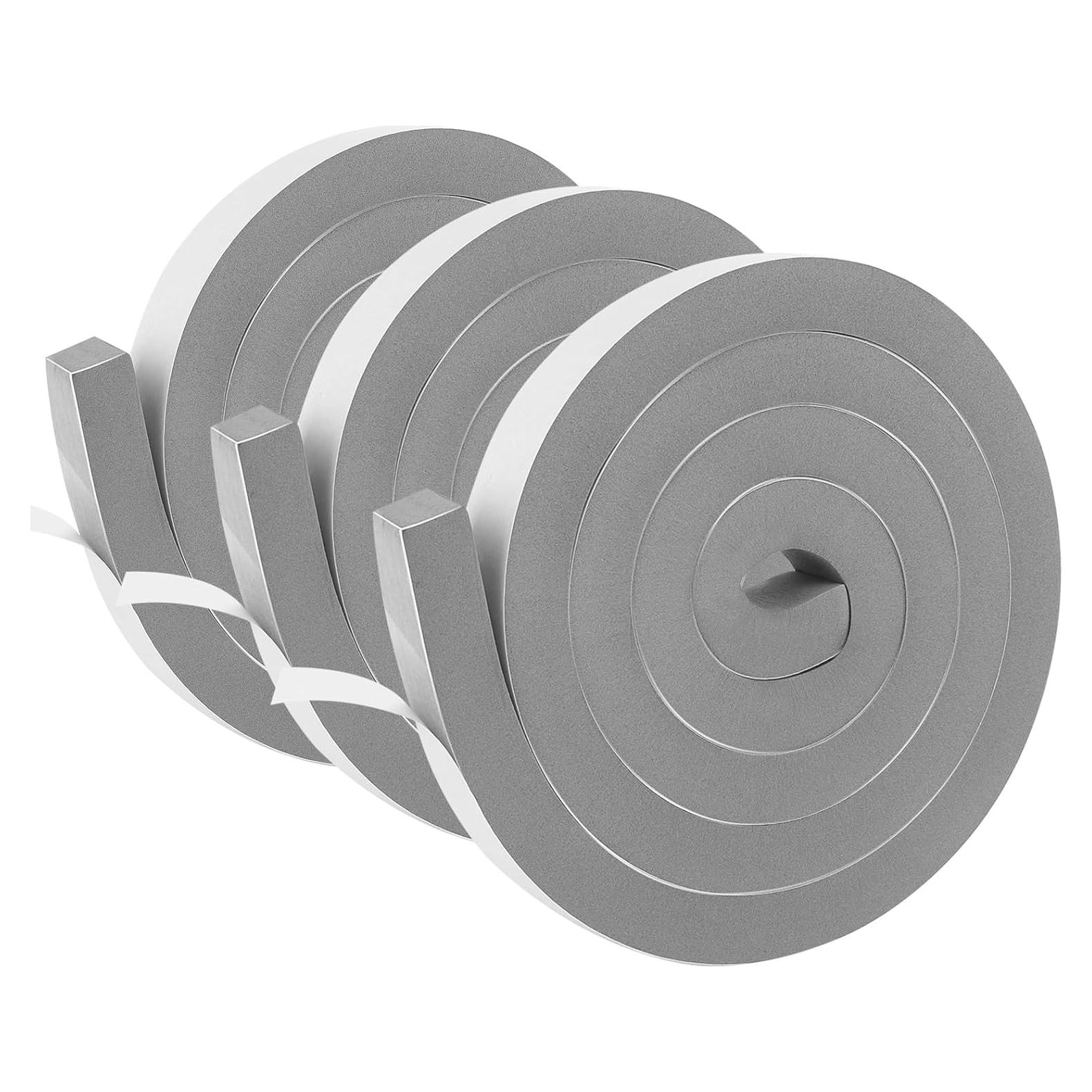 Cinta de Espuma Aislante EcoBrisa 20mm x 6.5m - Kit de 3 Rollos