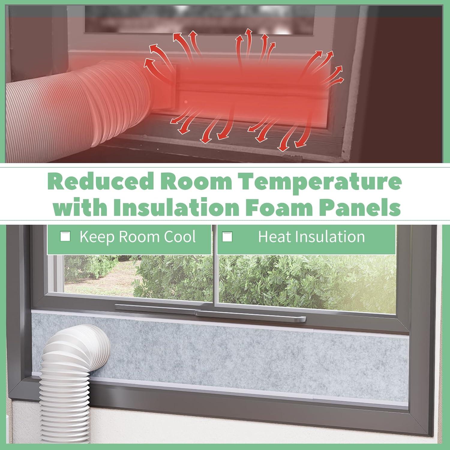 Kit de Ventilación para Ventana Aire Acondicionado Memrita 5"