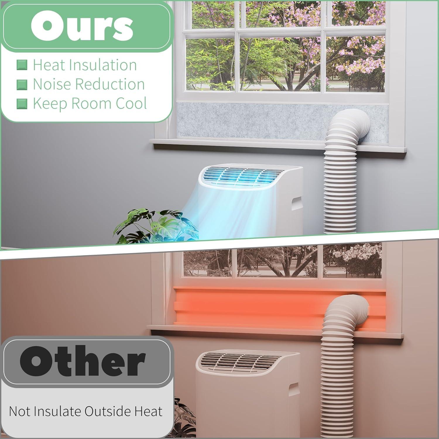 Kit de Ventilación para Ventana Aire Acondicionado Memrita 5"