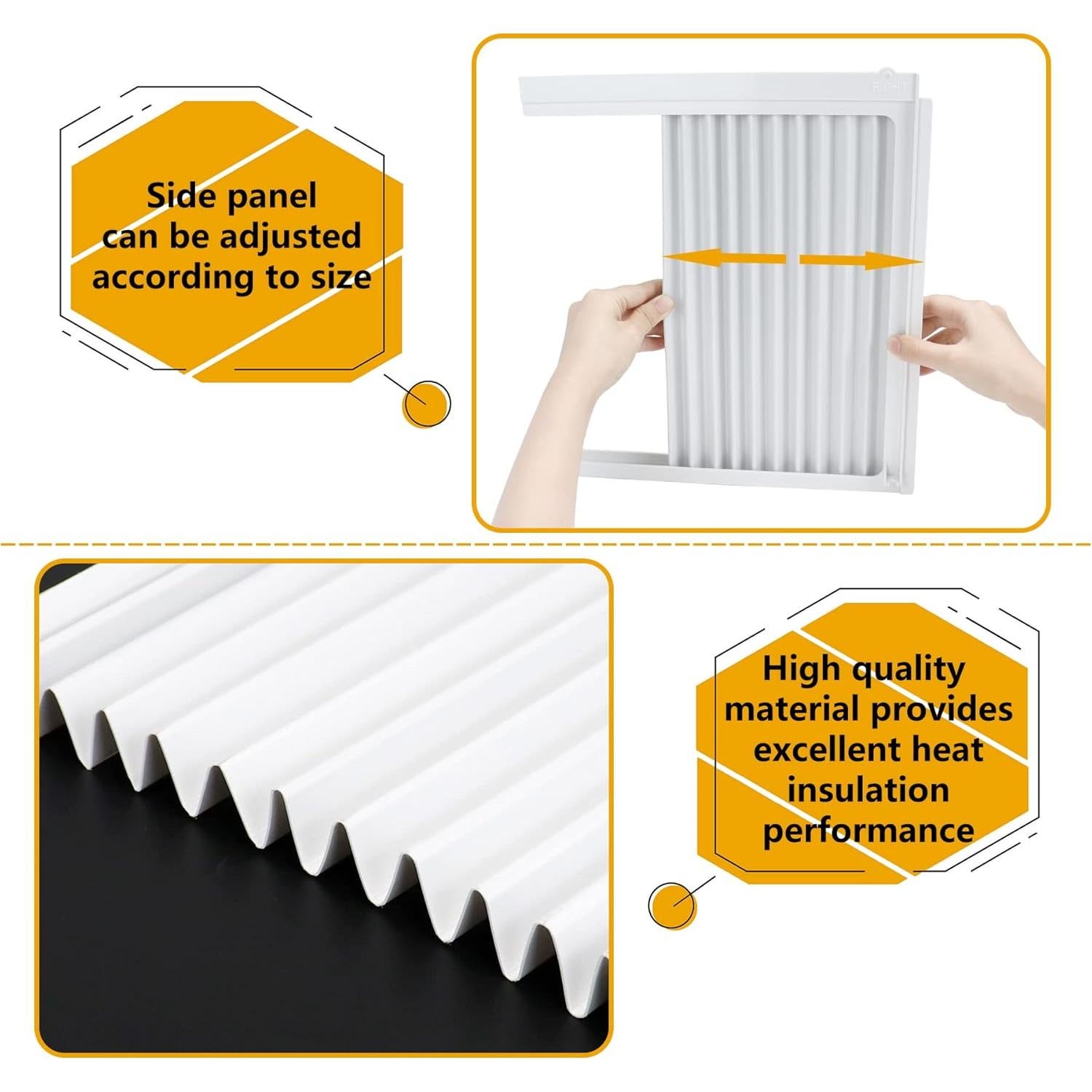 Conjunto de paneles laterales y marco para AC ventana LBG 8000BTU