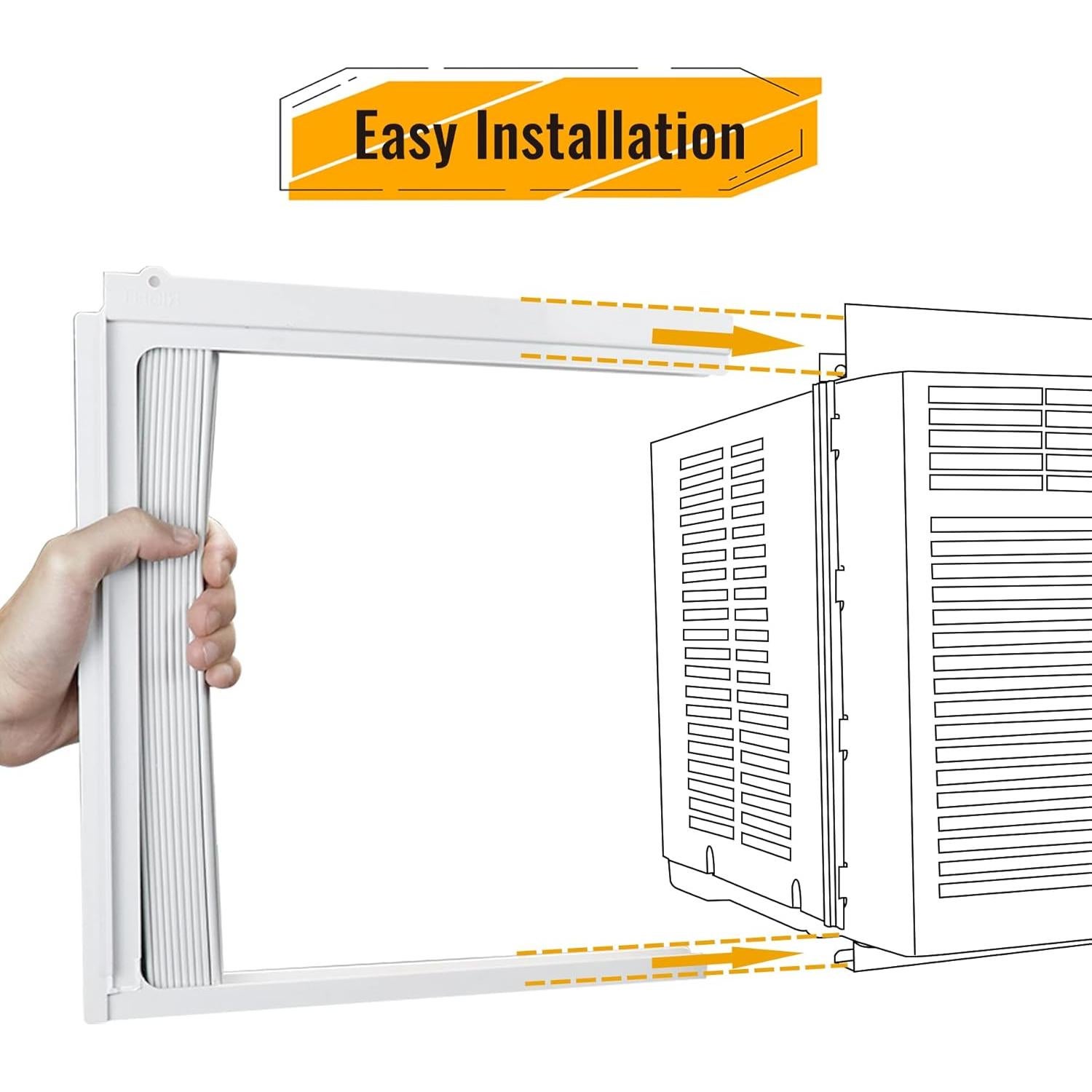 Conjunto de paneles laterales y marco para AC ventana LBG 8000BTU