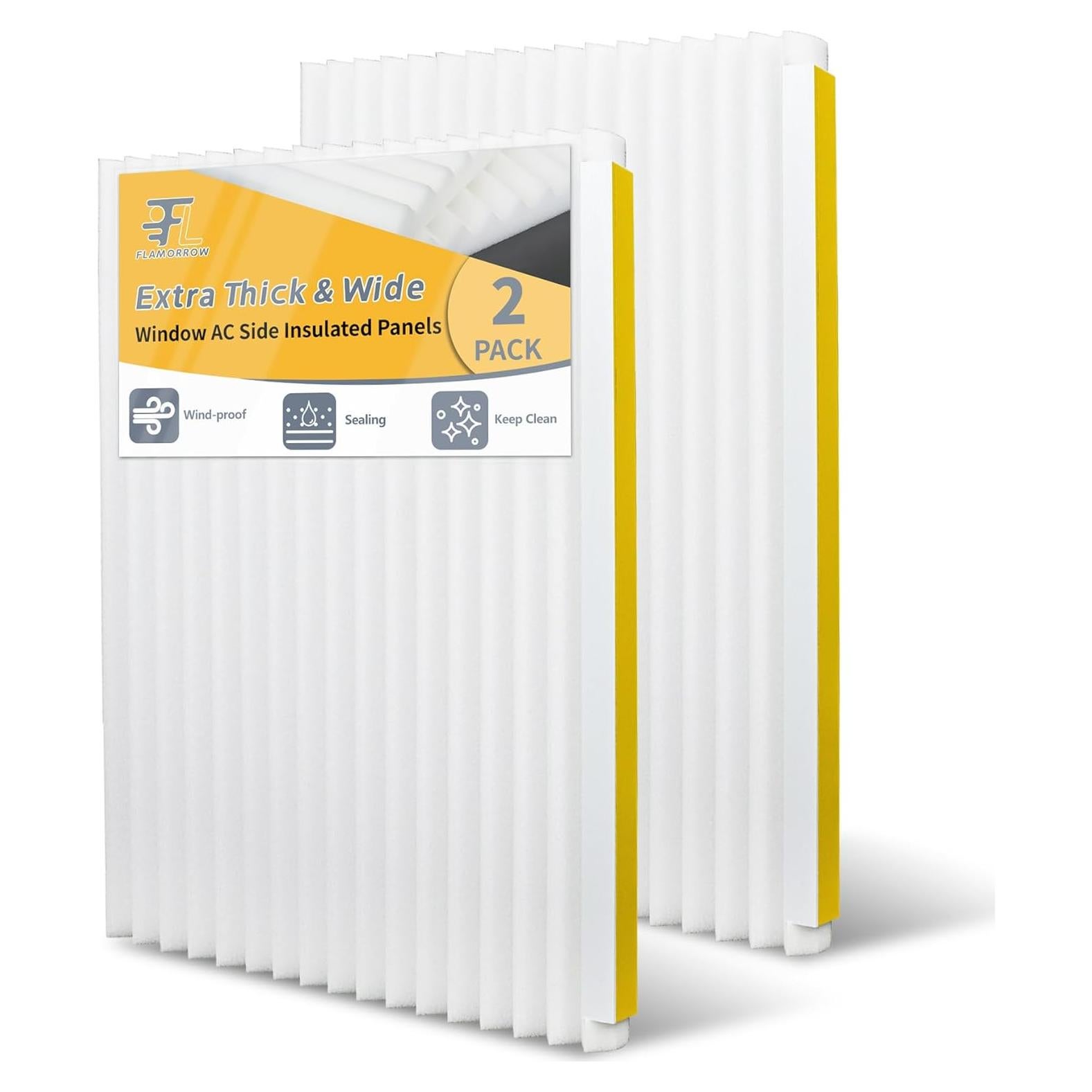 Kit de Paneles Laterales Aislantes Flamorrow 43x30.5 cm Blanco