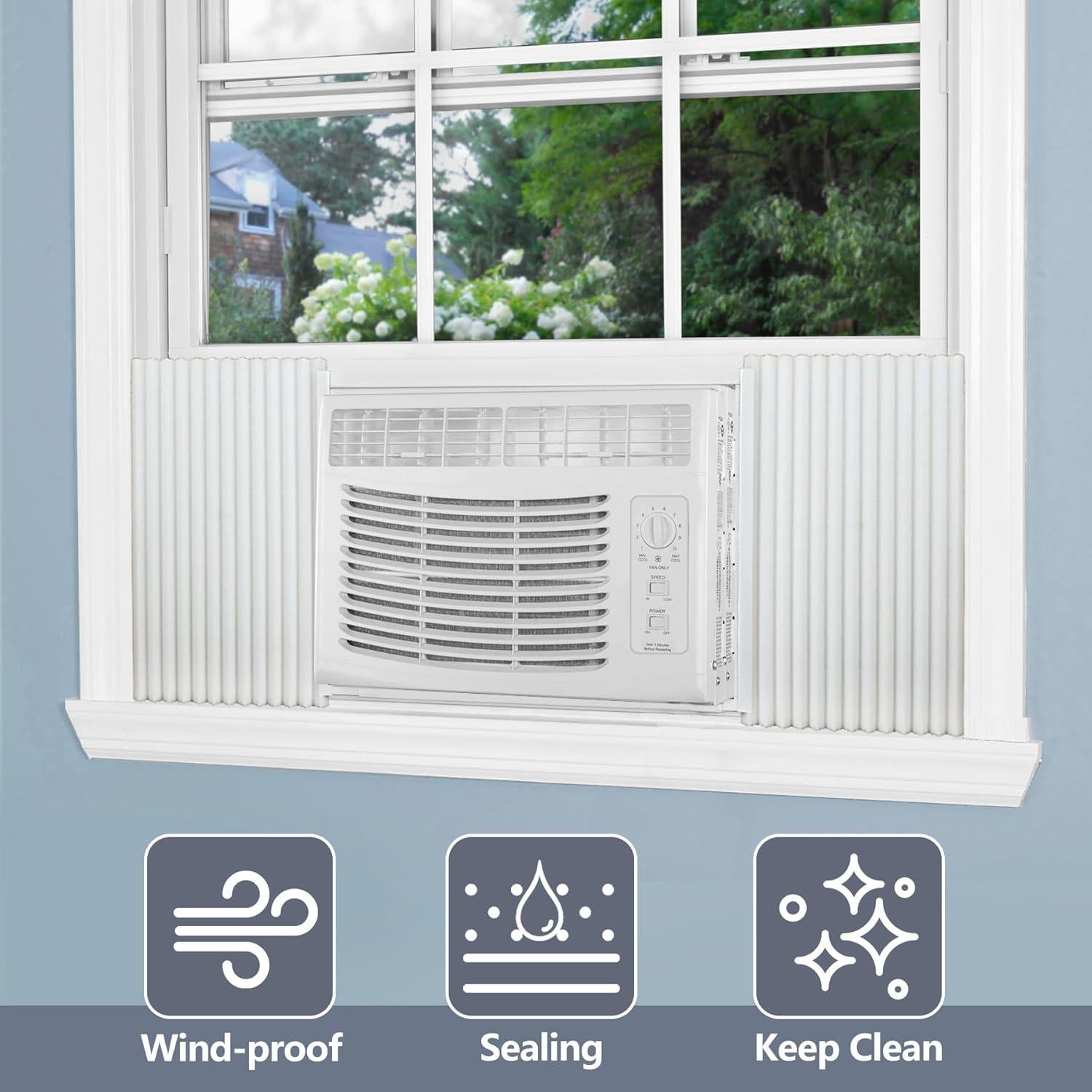 Kit de Paneles Laterales Aislantes Flamorrow 43x30.5 cm Blanco