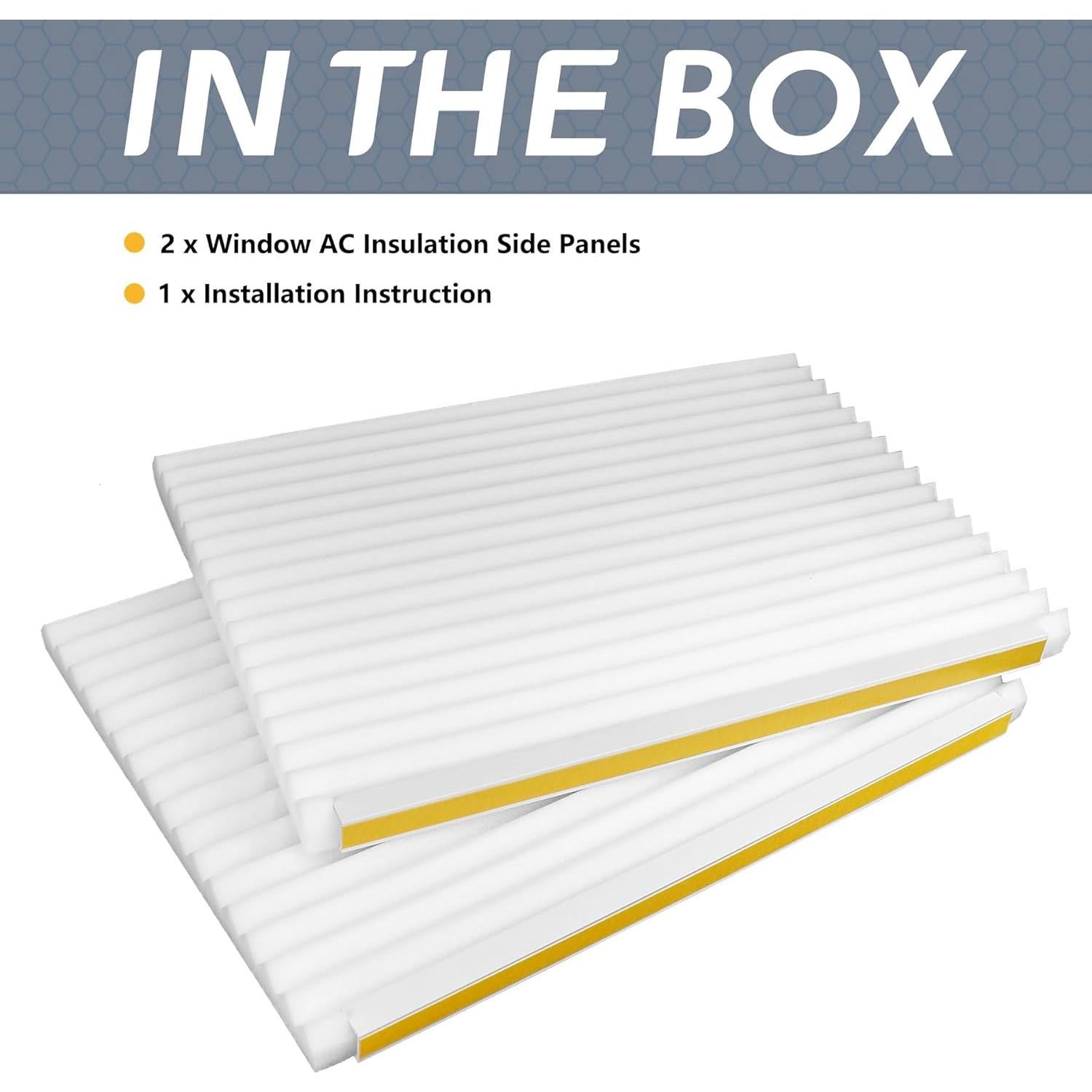 Kit de Paneles Laterales Aislantes Flamorrow 43x30.5 cm Blanco