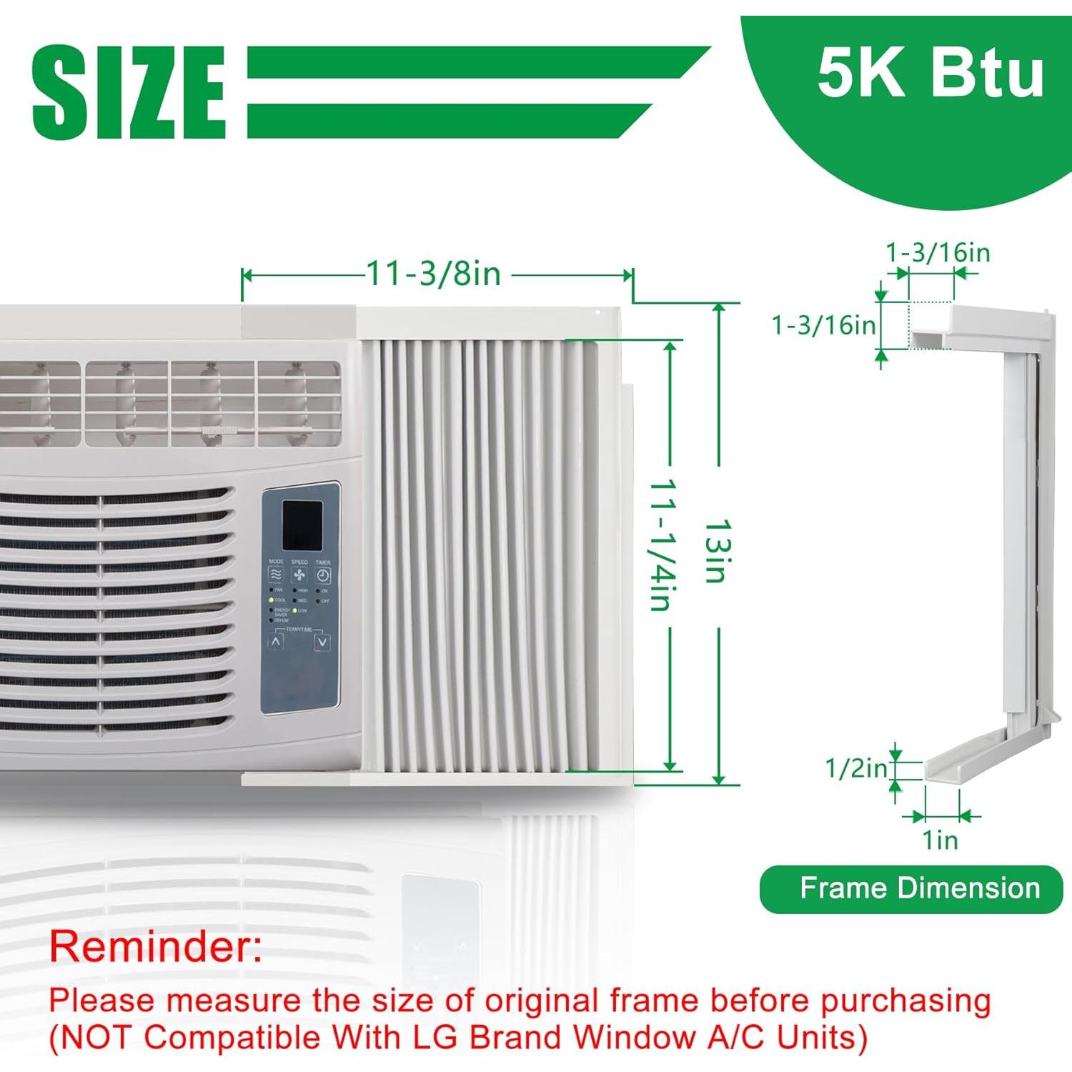 Panel Lateral Aire Acondicionado Forestchill 5000 BTU Blanco