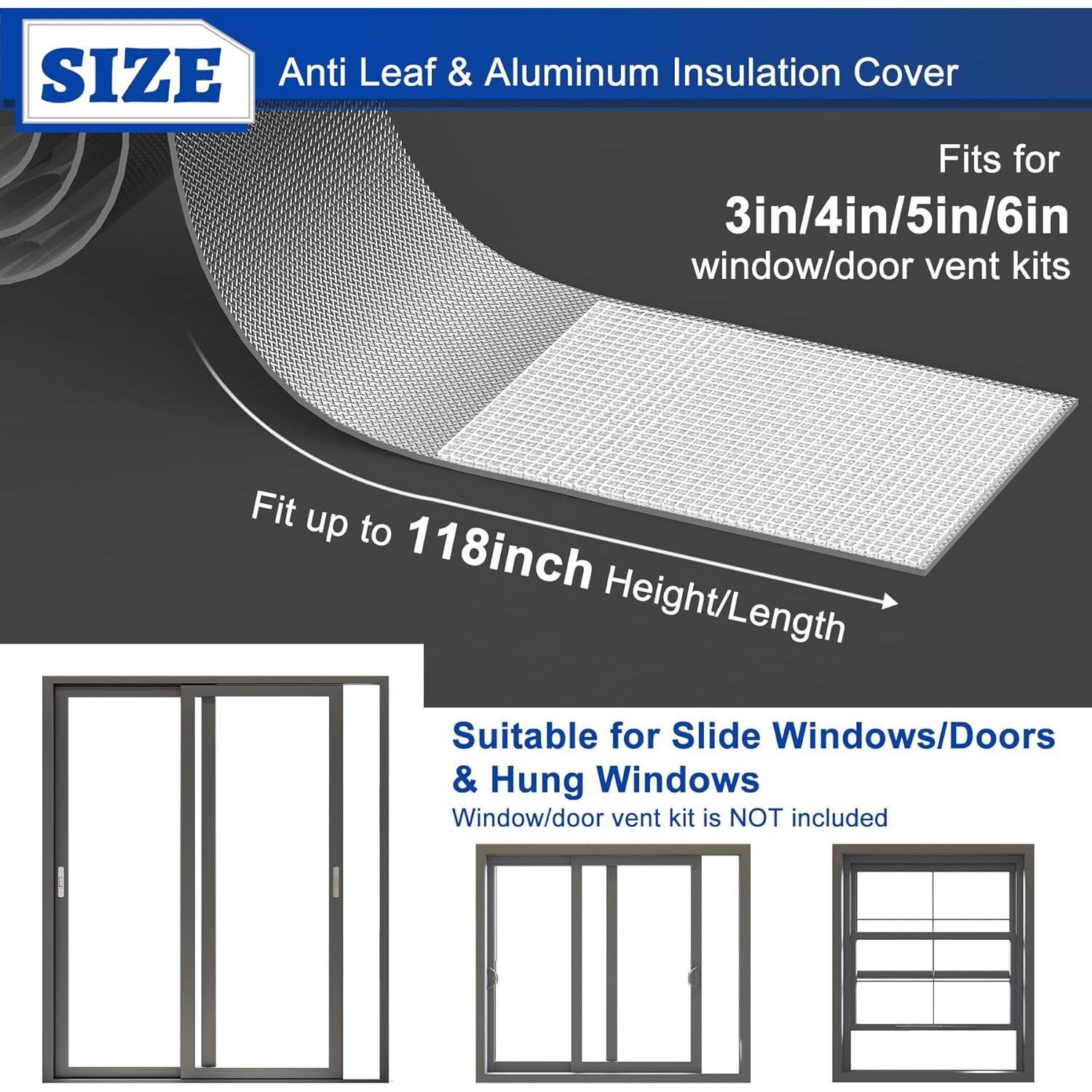 Cubierta de Ventilación Universal Wintcomfort para AC Portátil