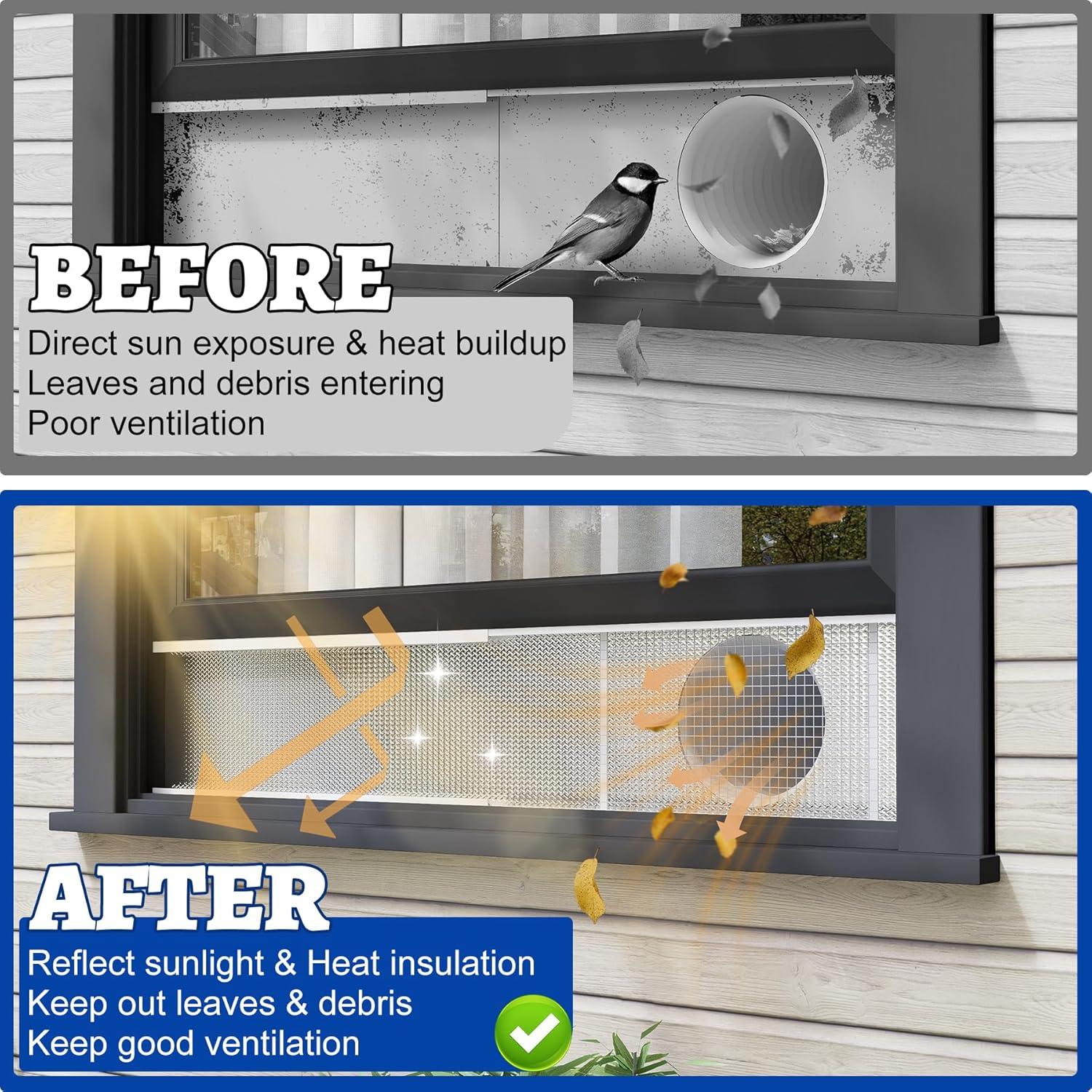 Cubierta de Ventilación Universal Wintcomfort para AC Portátil