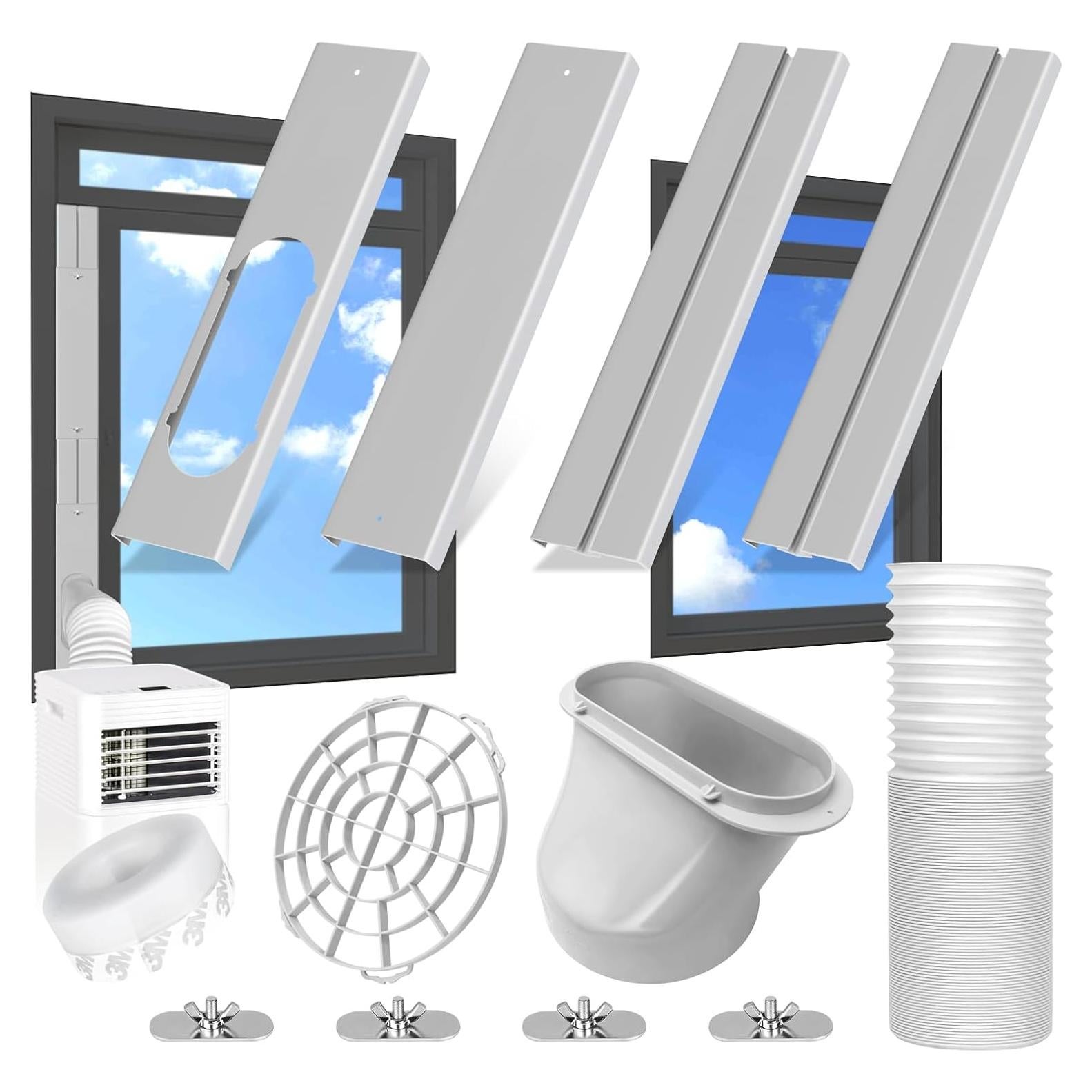 Kit de Ventana para Aire Acondicionado Portátil Haikung 15 cm